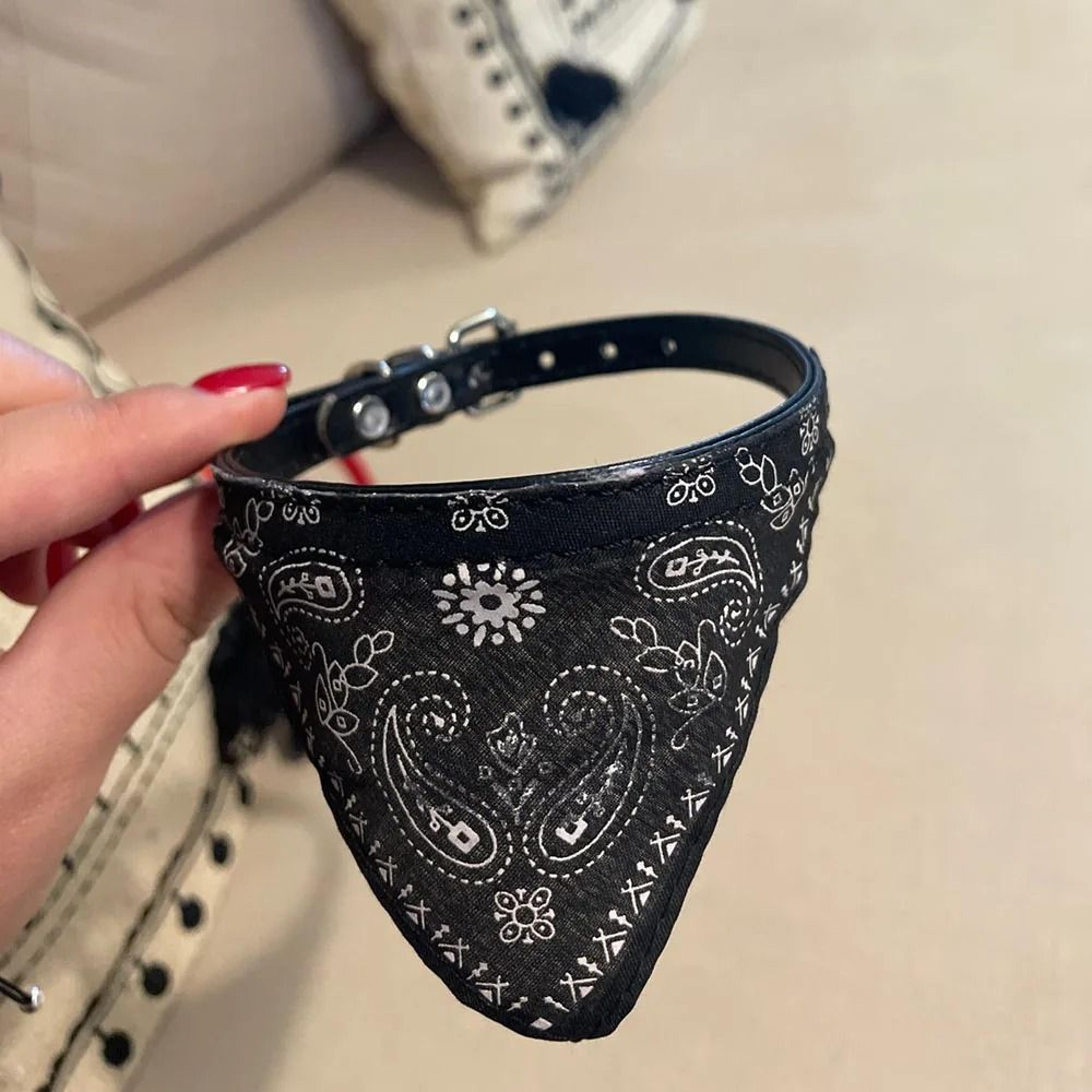 Cute Printed Bandana Collar For Cats  Small Dogs 5