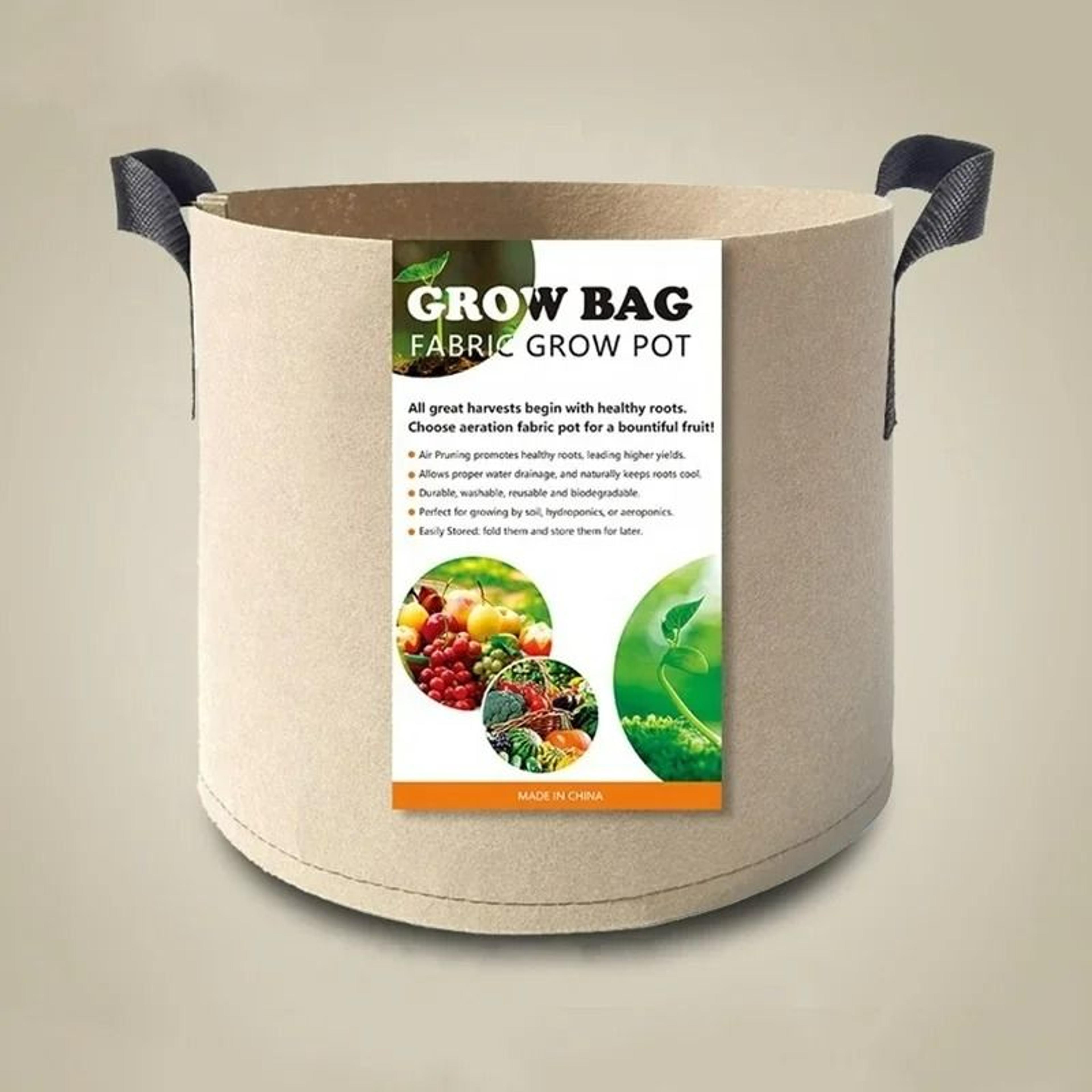 Thickened NonWoven Aeration Fabric Grow Bags With Handles 6