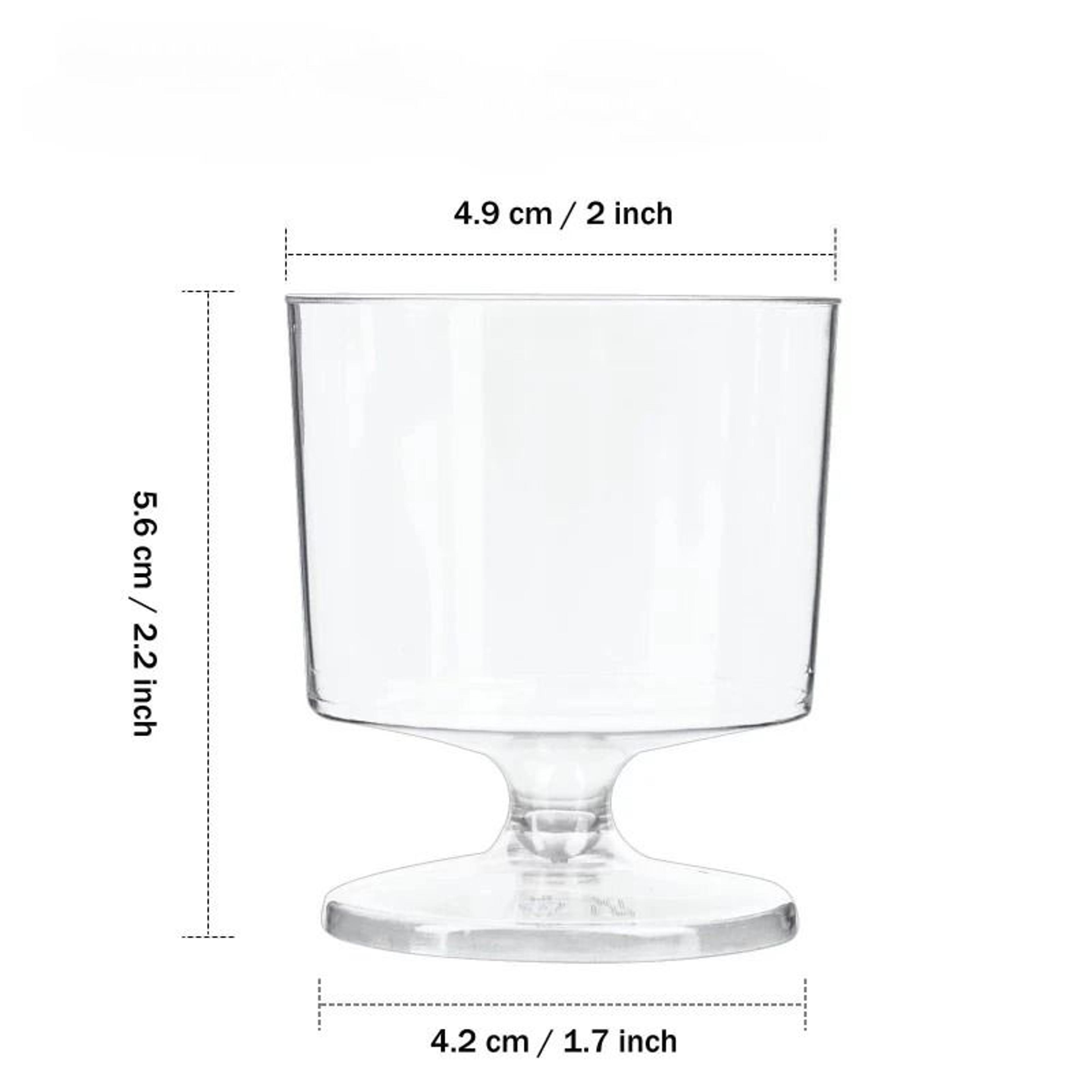 10Piece Disposable Clear Plastic Dessert Cups 6