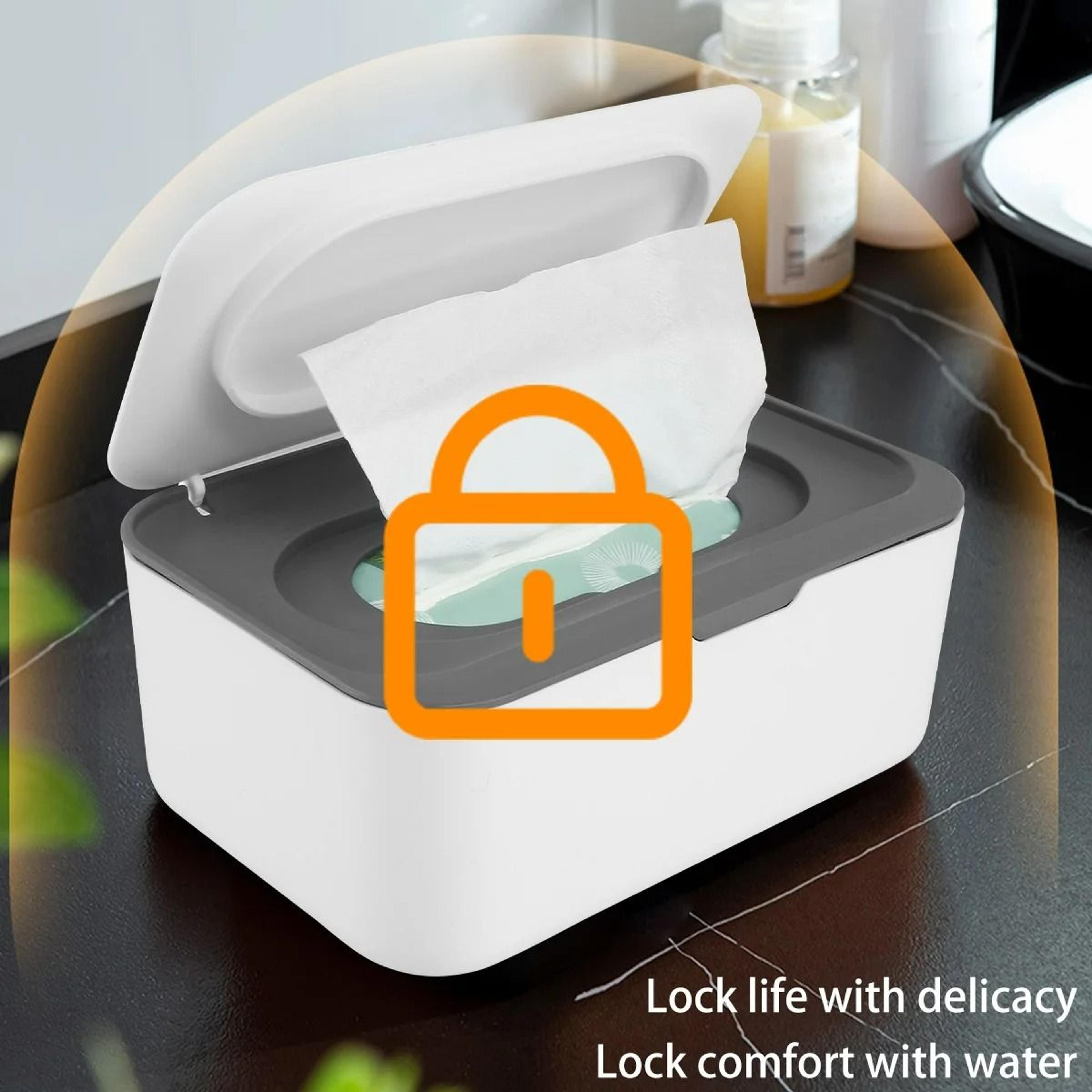 Portable Dustproof Wet Tissue  Napkin Storage Dispenser Box 3