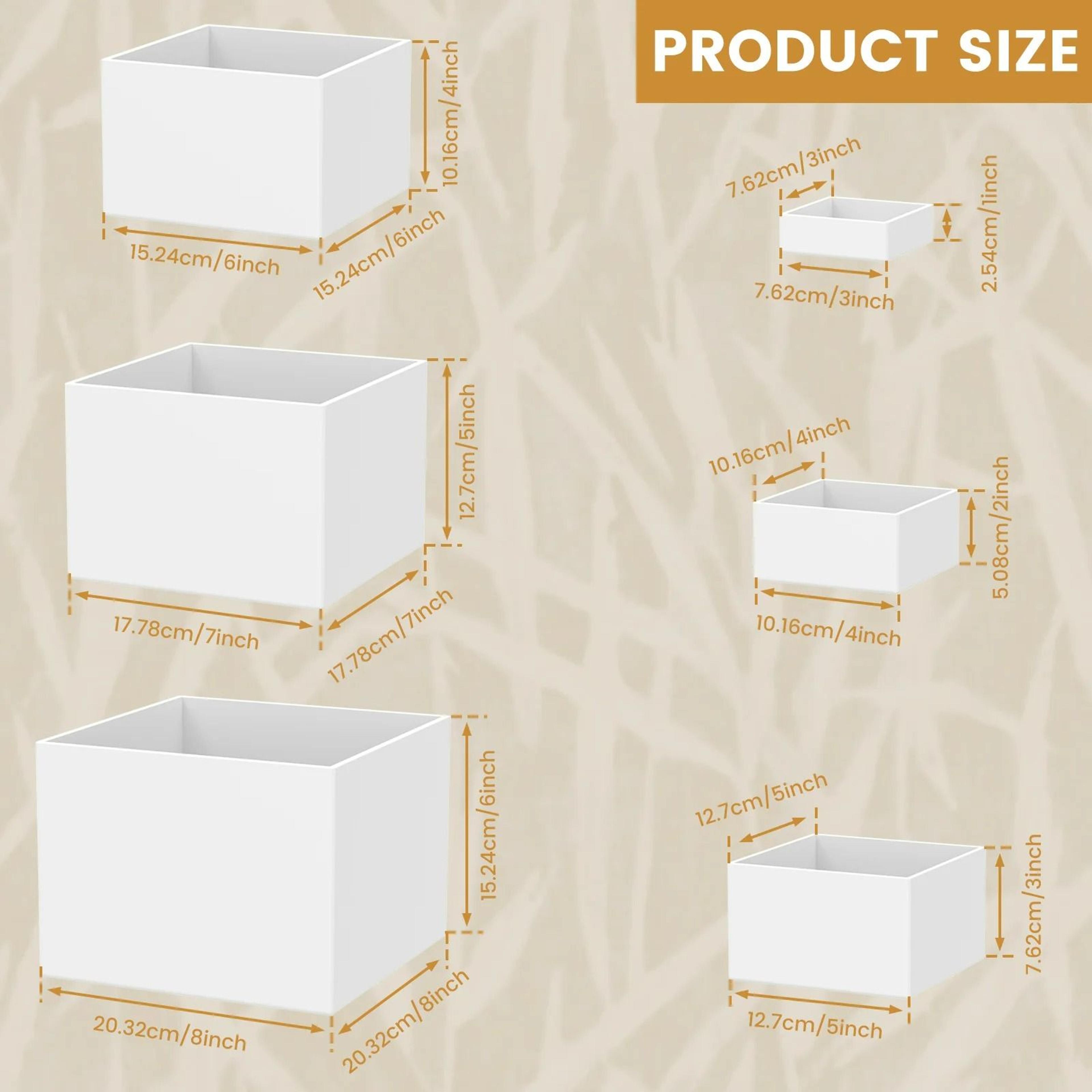 6Piece Acrylic Buffet Riser Food Display Stands Set 6