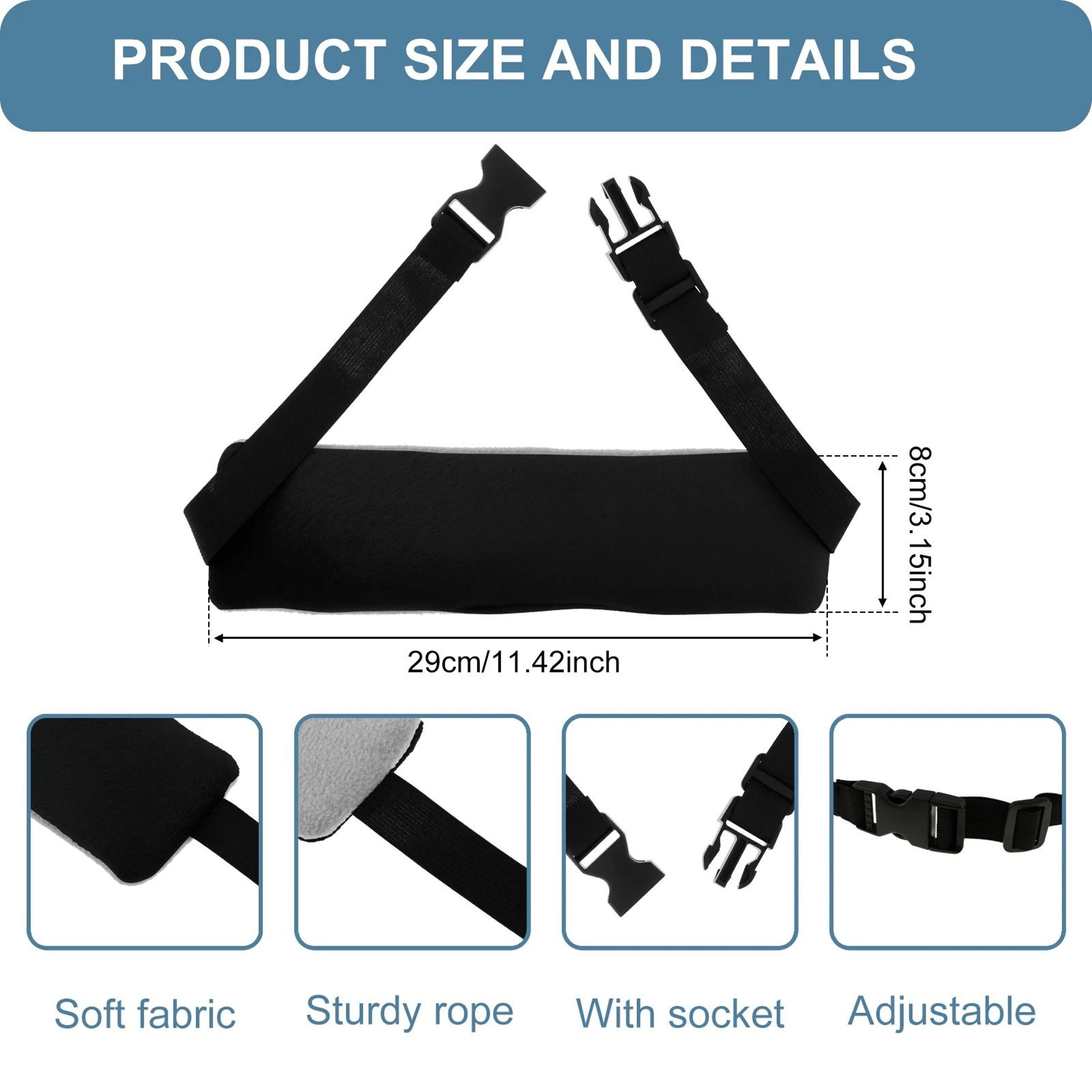 Adjustable Head Support Strap Set For Travel 2Pack 6