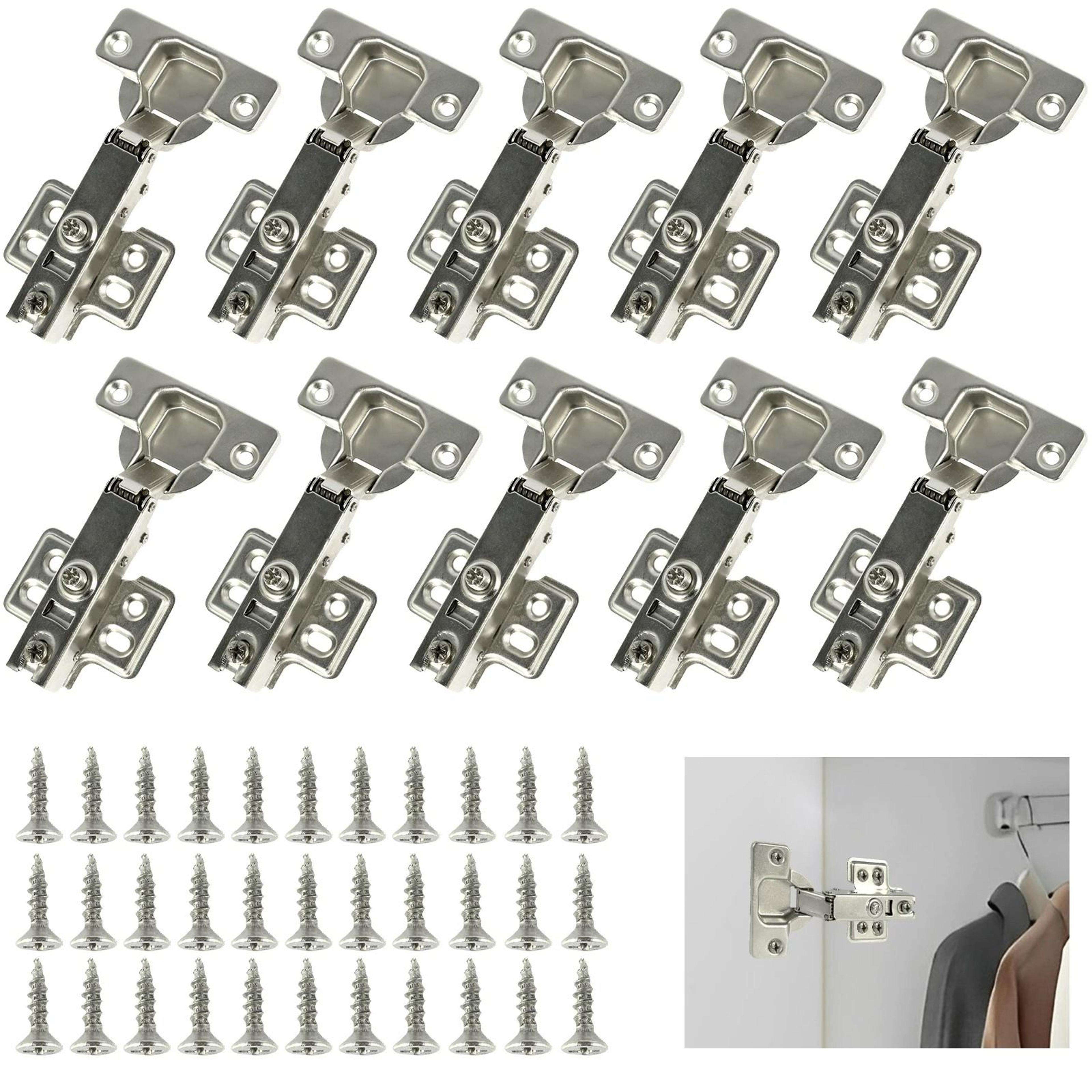 10-piece cold-rolled steel hydraulic soft-close cabinet hinges