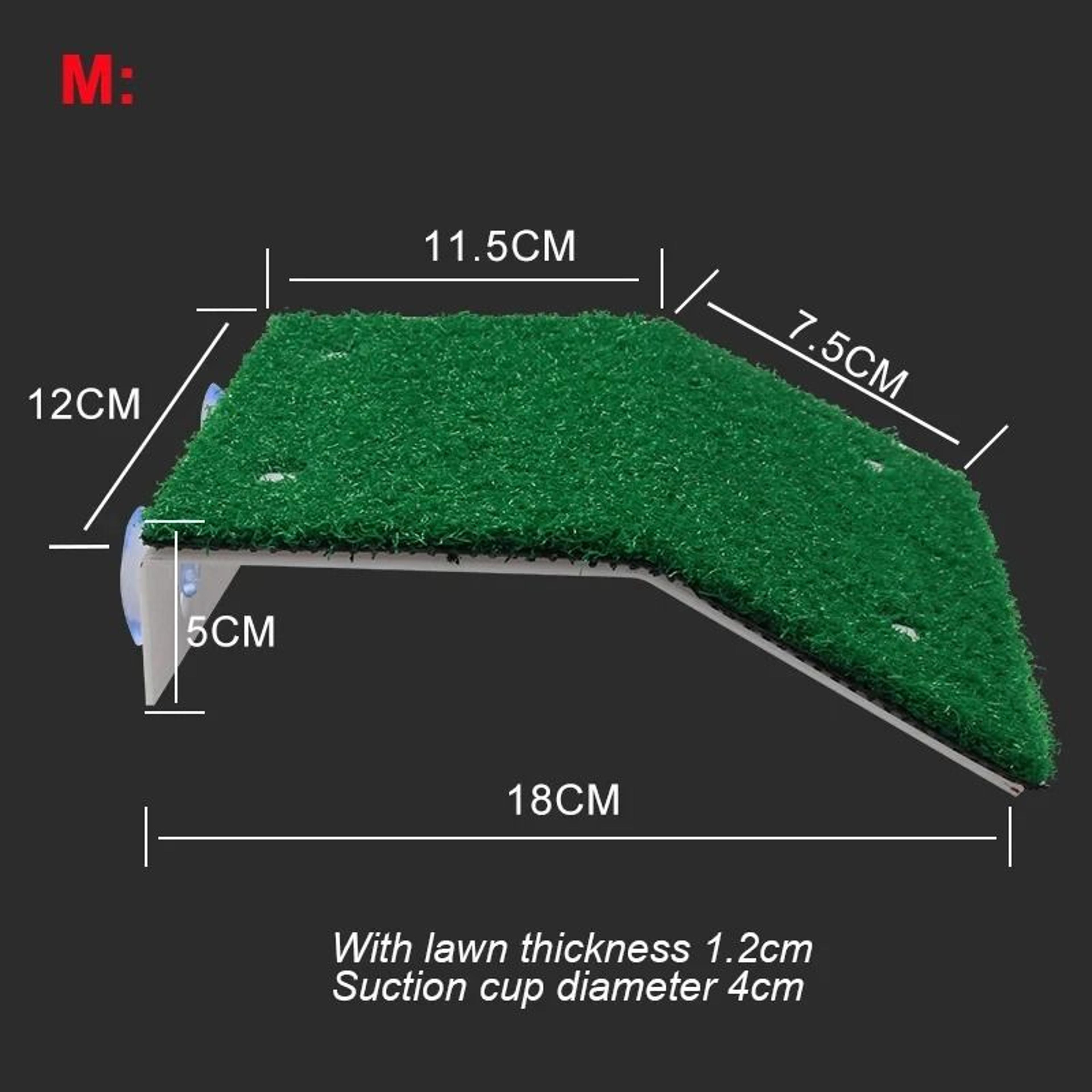 Turtle Basking Platform With Artificial Grass Ramp 7