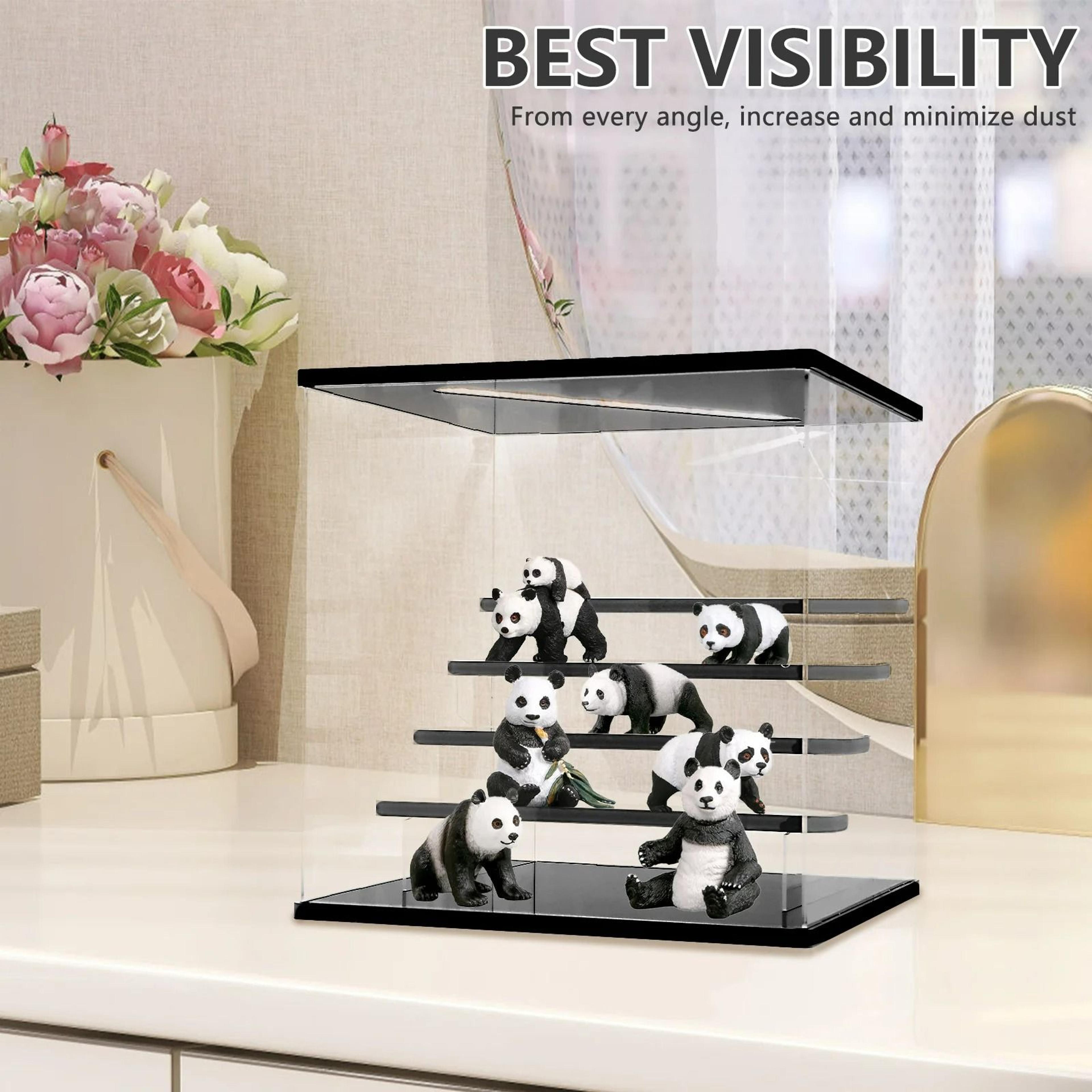 Clear Acrylic Display Case With LED Light 5