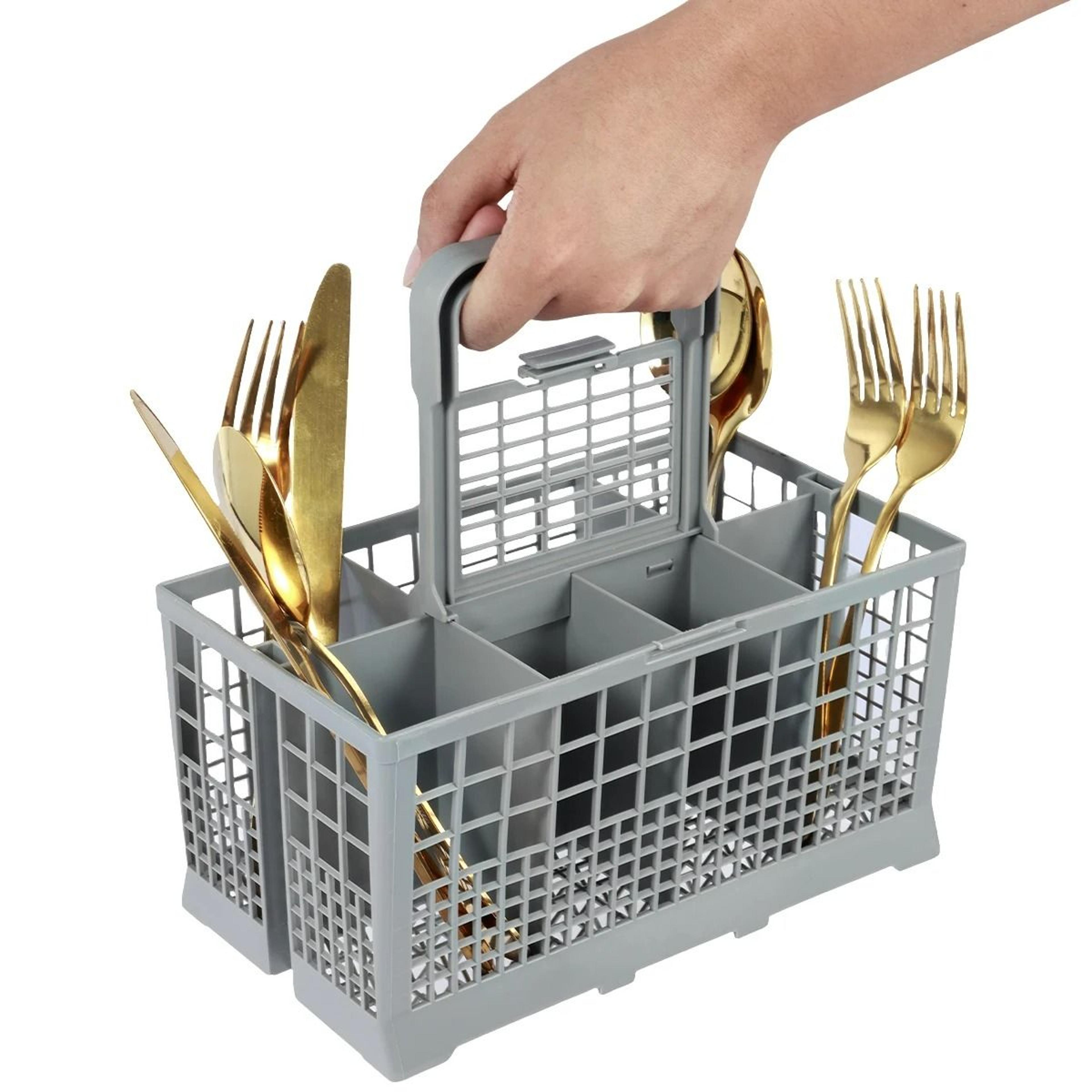 Universal Foldable Dishwasher Silverware  Cutlery Basket Replacement 1