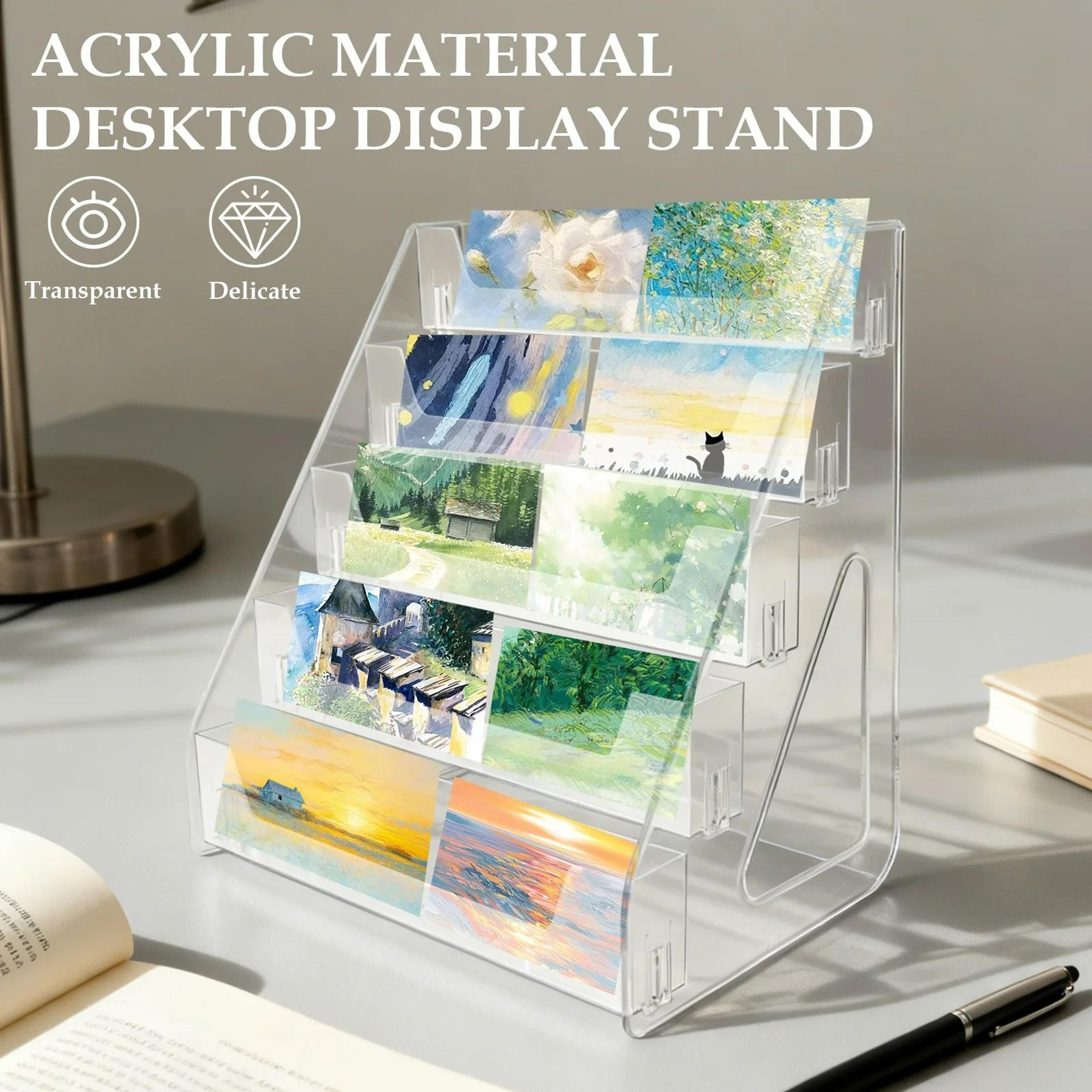 5Tier Clear Acrylic Desktop Display Stand  Organizer 2