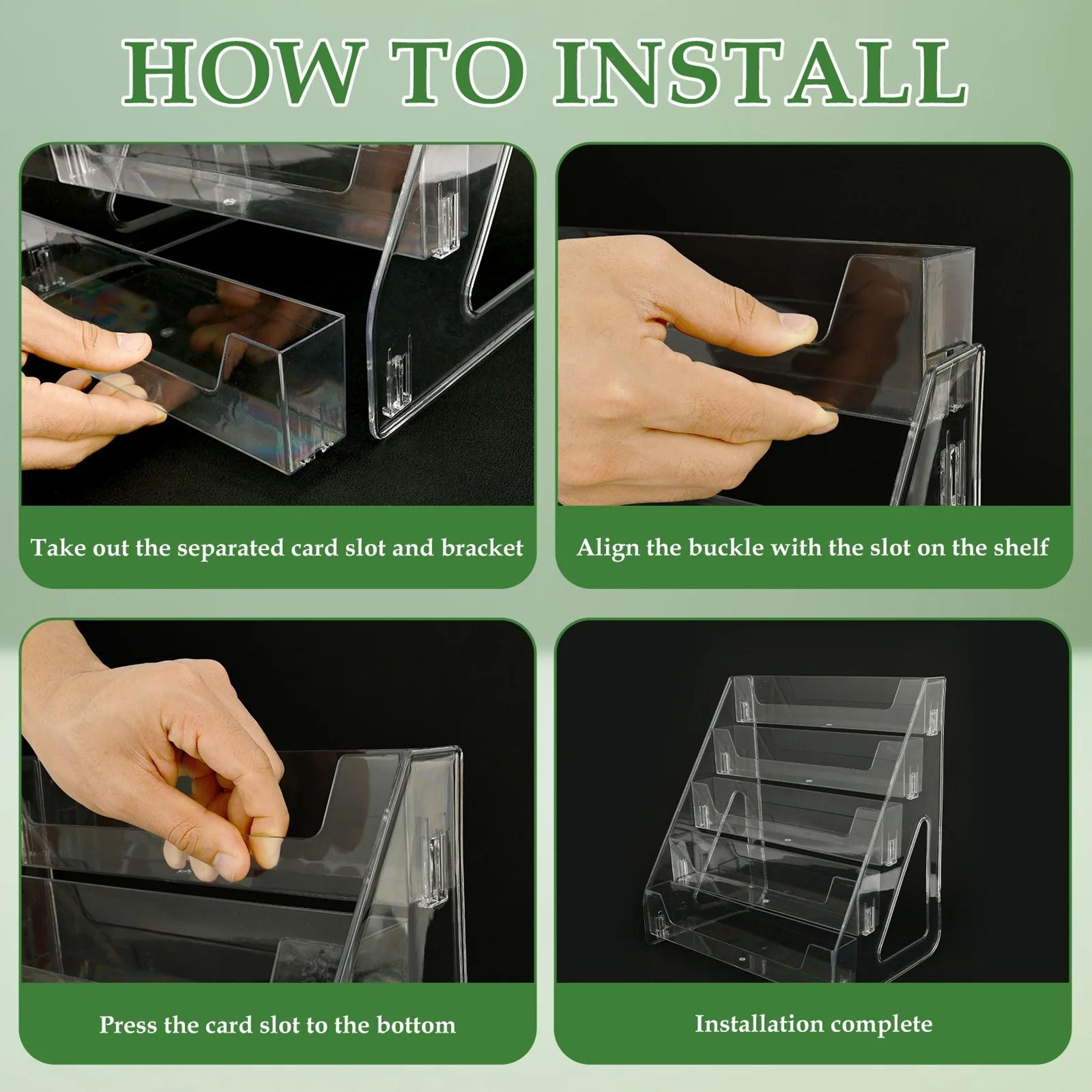 5Tier Clear Acrylic Desktop Display Stand  Organizer 4