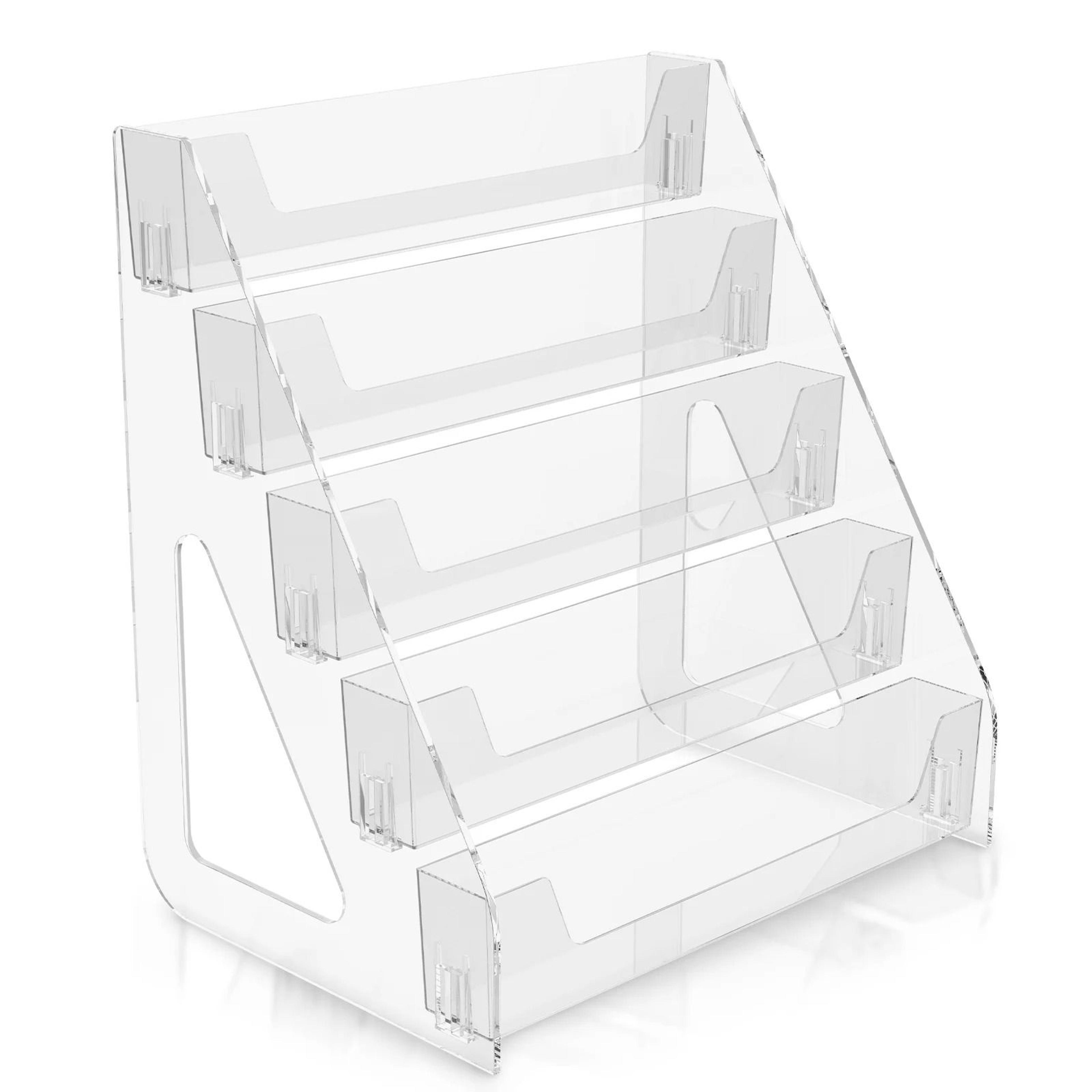 5Tier Clear Acrylic Desktop Display Stand  Organizer 6