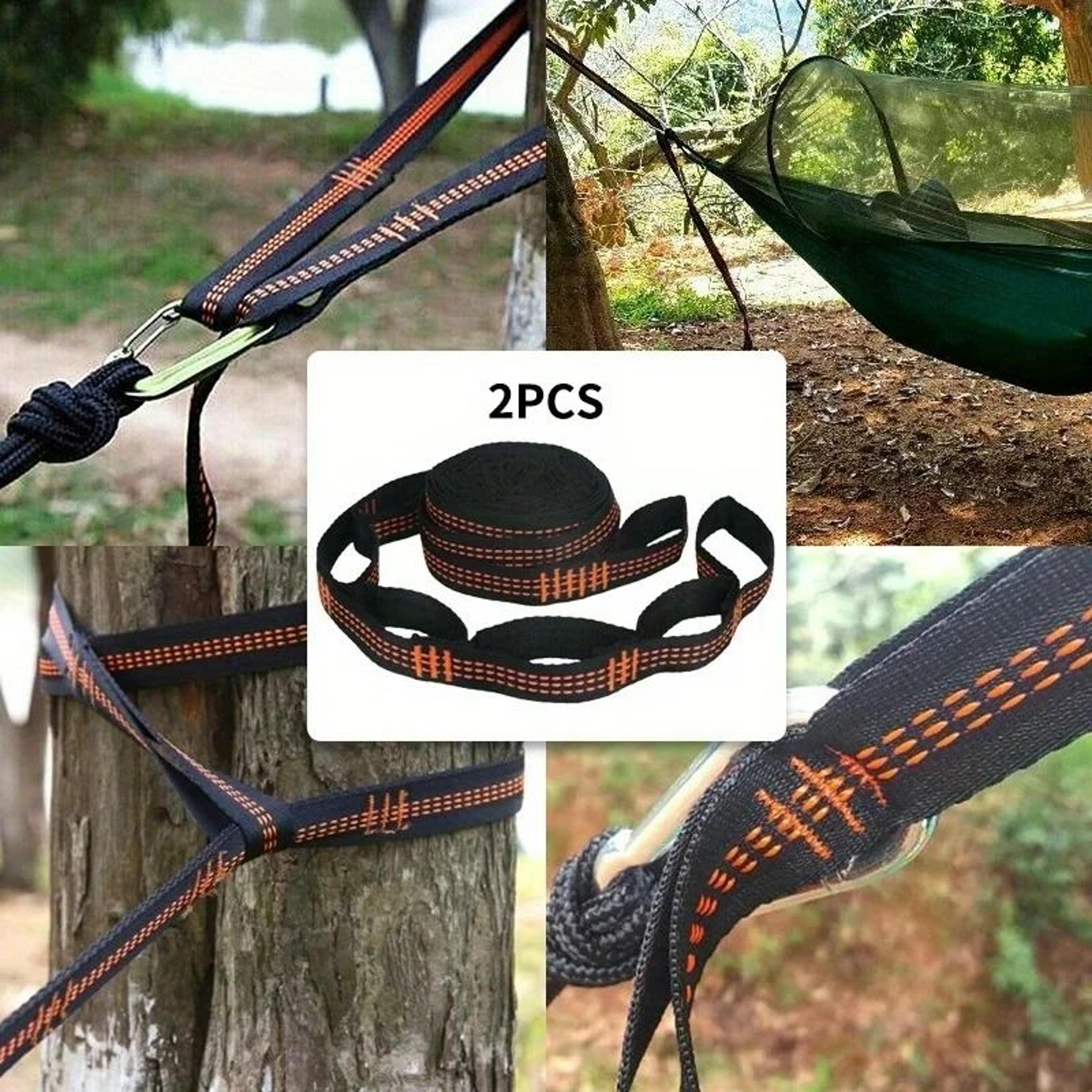 2Pack HeavyDuty 8818 Lb Capacity Adjustable Hammock Tree Straps 5