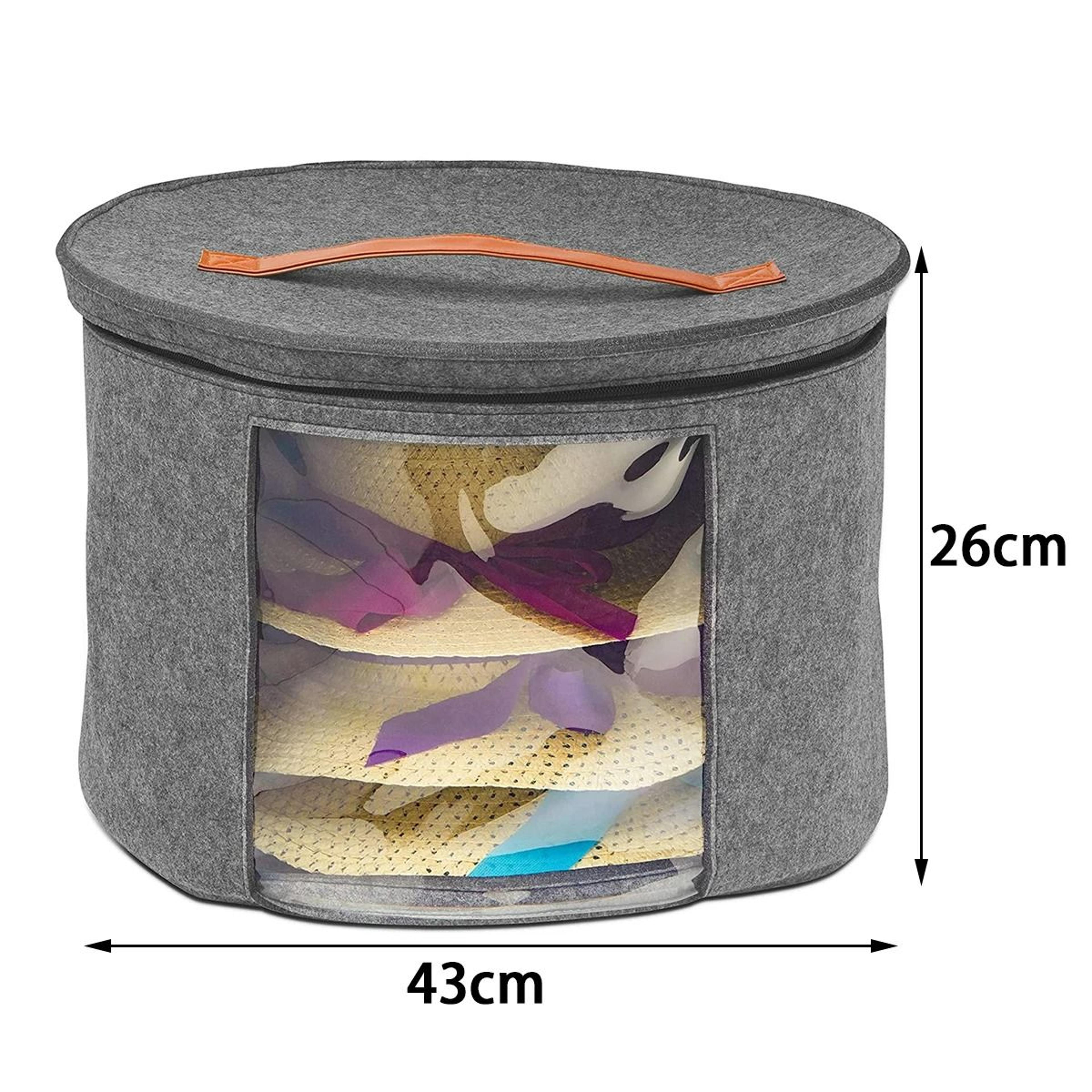 Large Capacity Felt Hat  Sundries Storage Bag 6