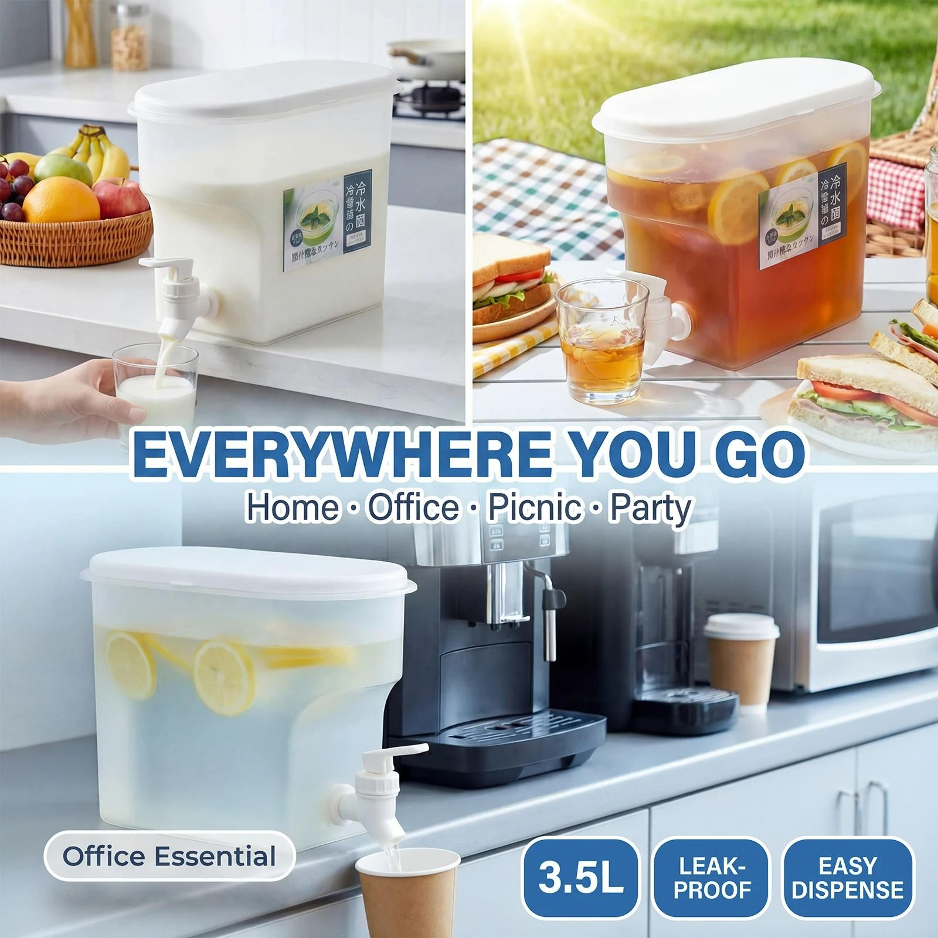 Refrigerator Beverage Dispenser With Spout 4