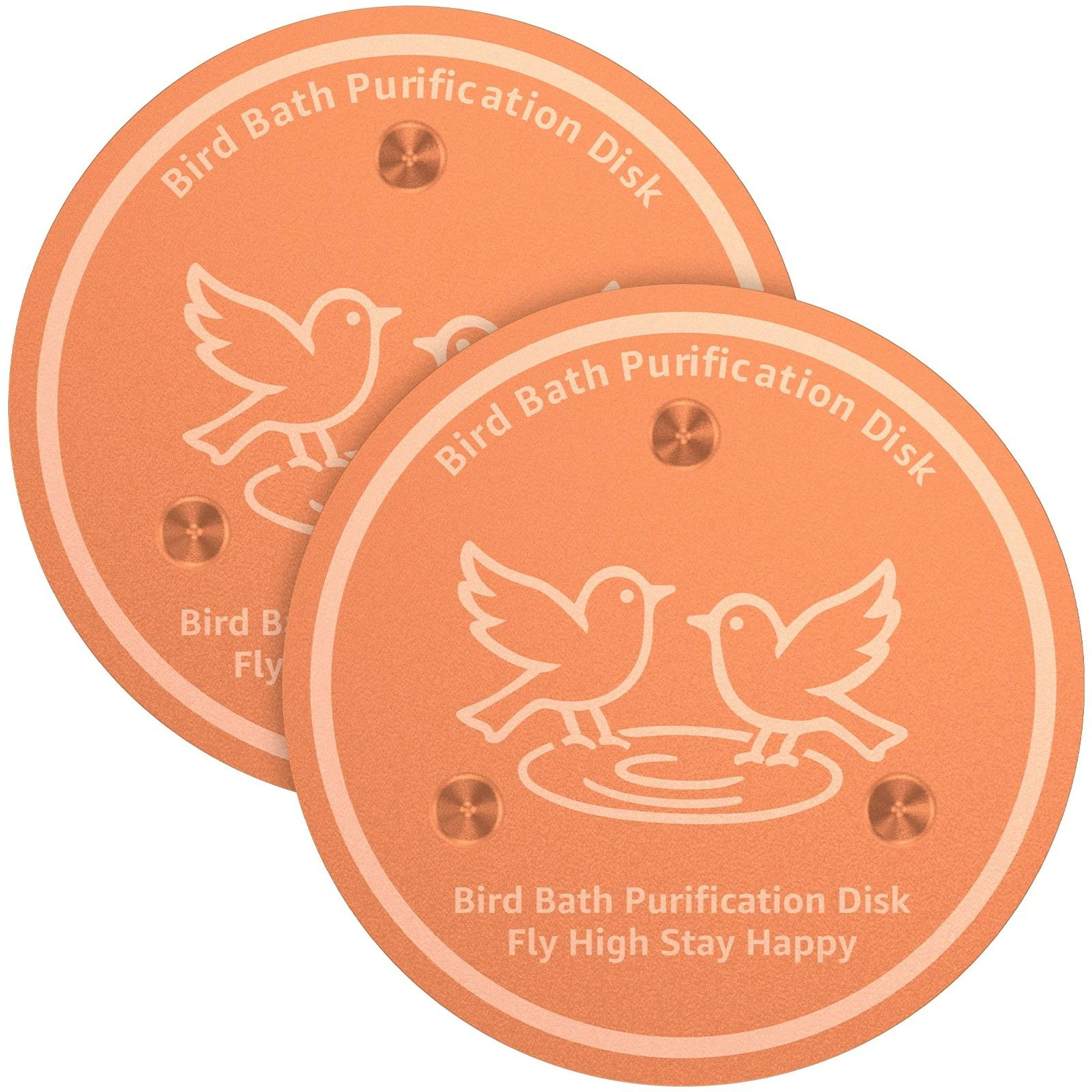 23Piece Copper Bird Bath Purification Disks 9