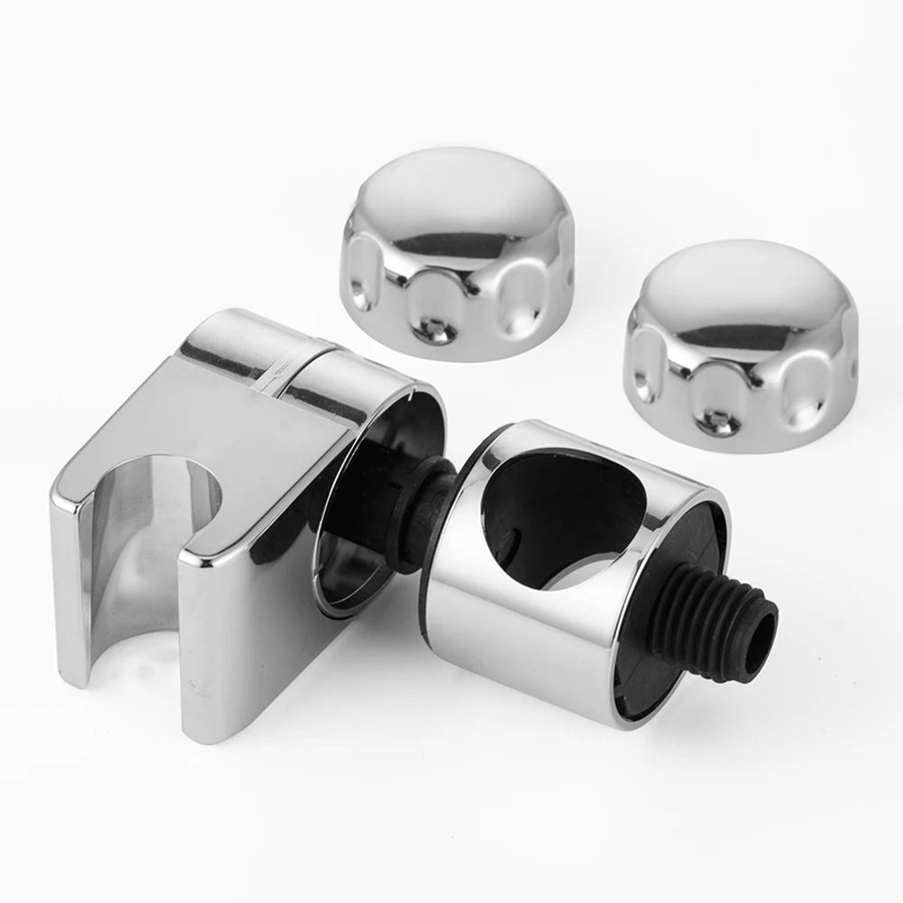 Adjustable Bathroom Shower Rail Slider Bar Bracket Holder 2