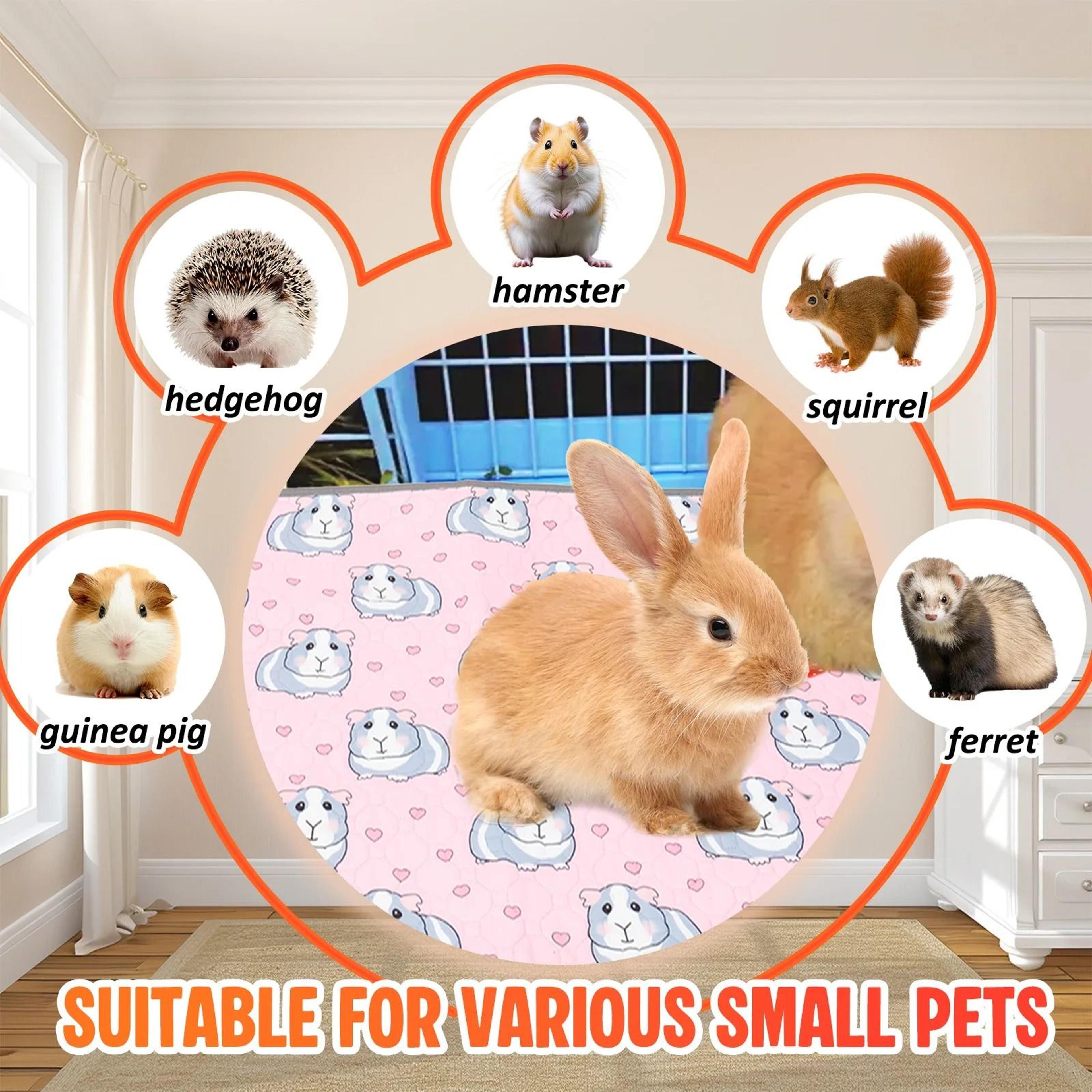 2Piece Reusable Waterproof Guinea Pig Cage Liner Set 1