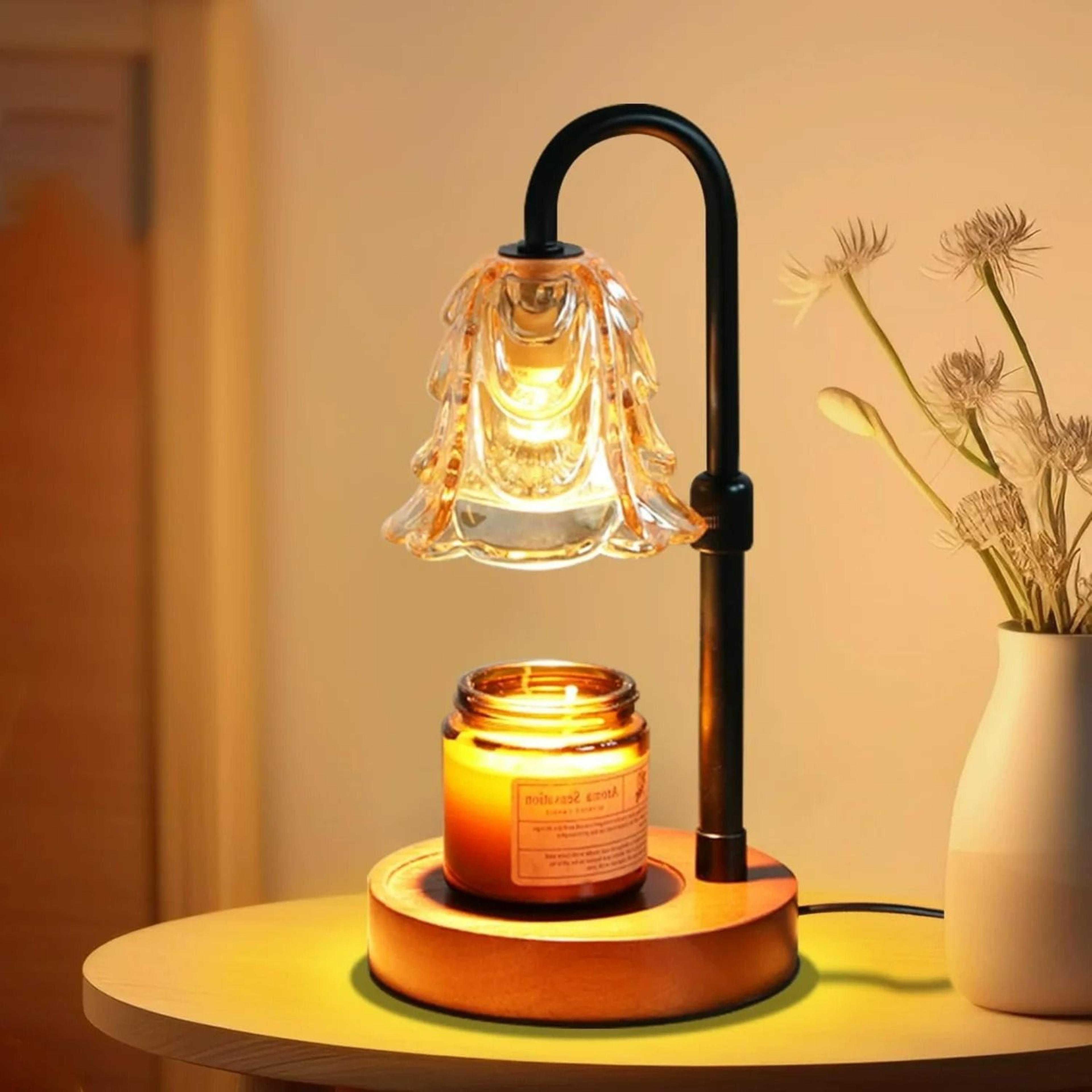 Flower Candle Warmer Lamp With Timer  Dimmer 0