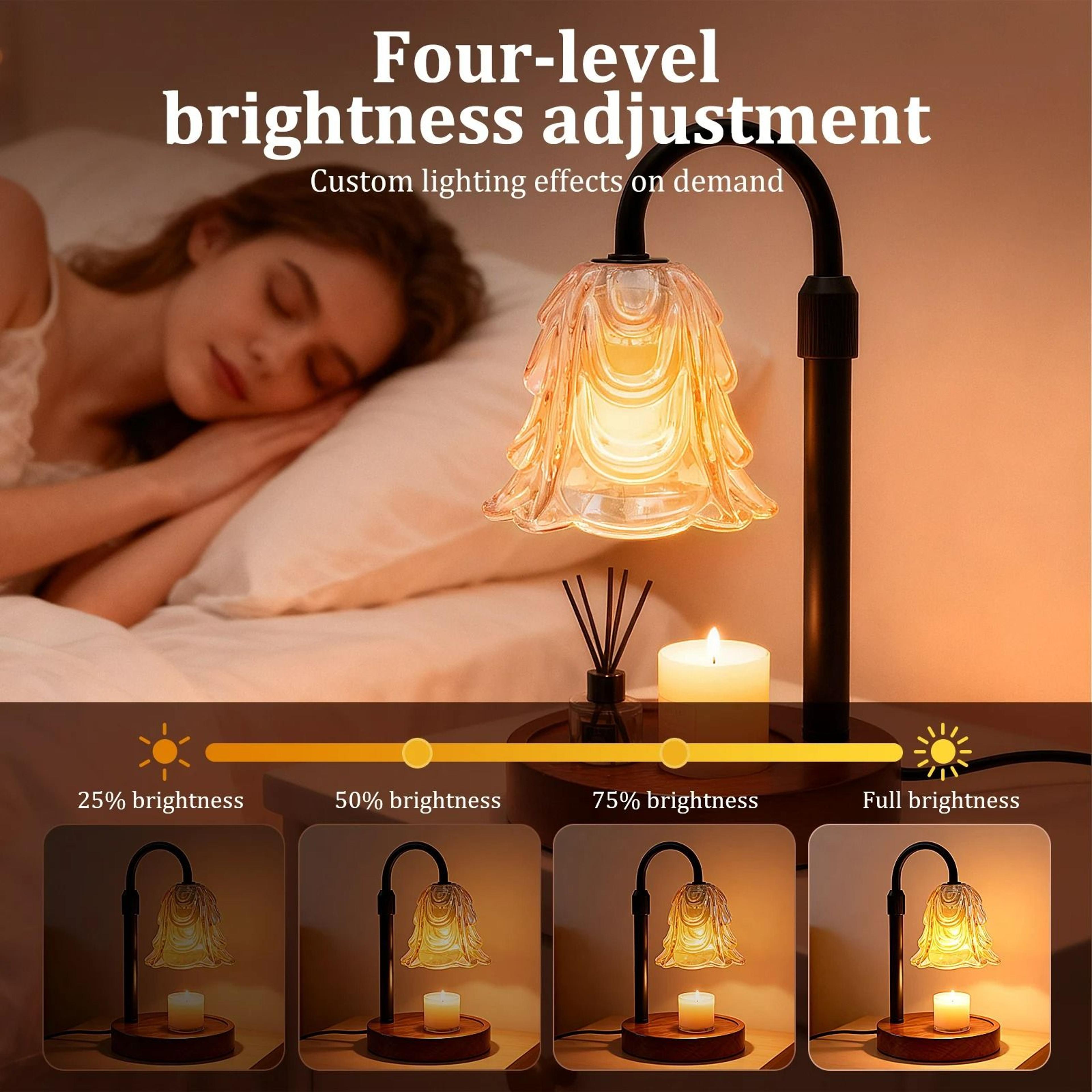 Flower Candle Warmer Lamp With Timer  Dimmer 3