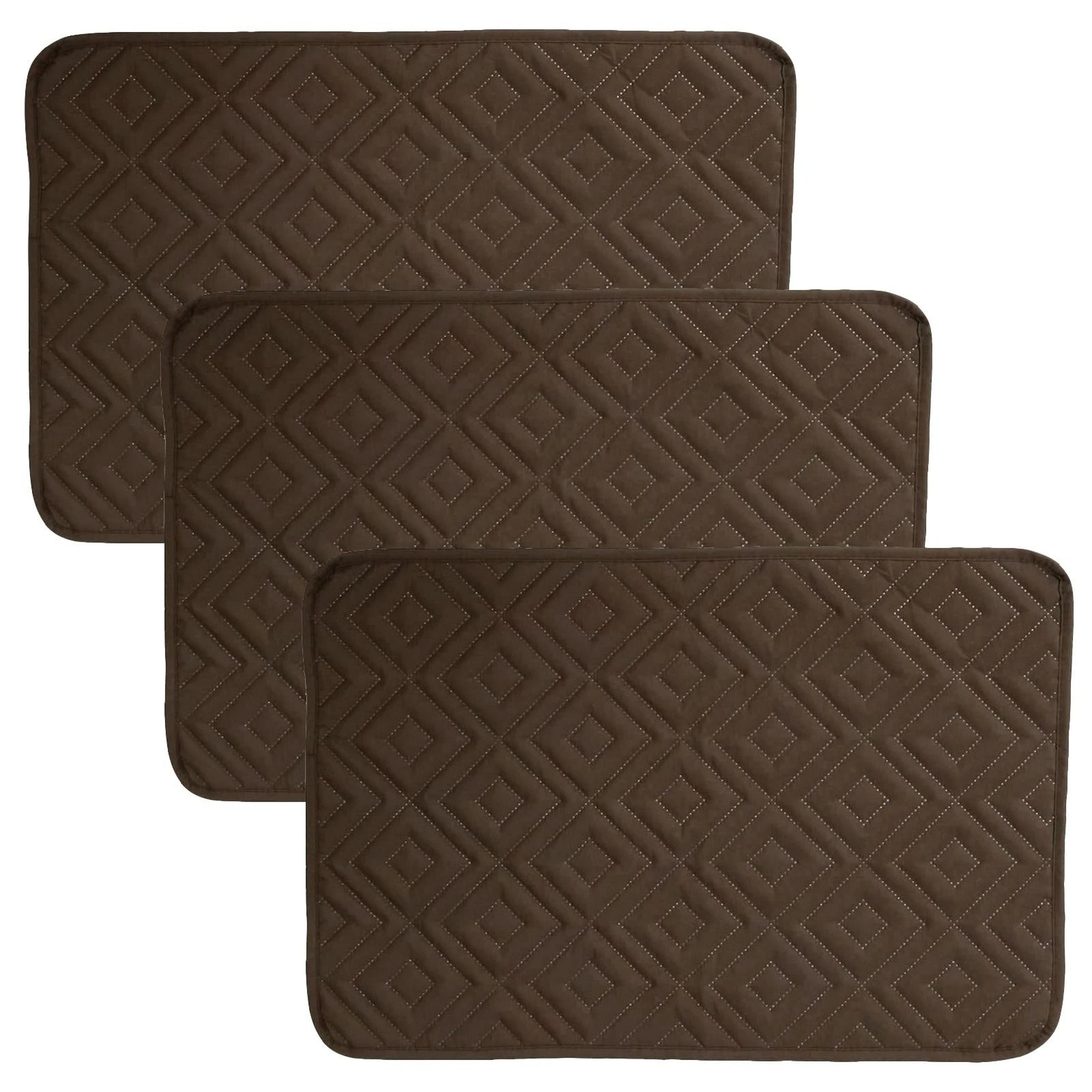 3Piece Soft Polyester Recliner Headrest Protector Cover Set 7