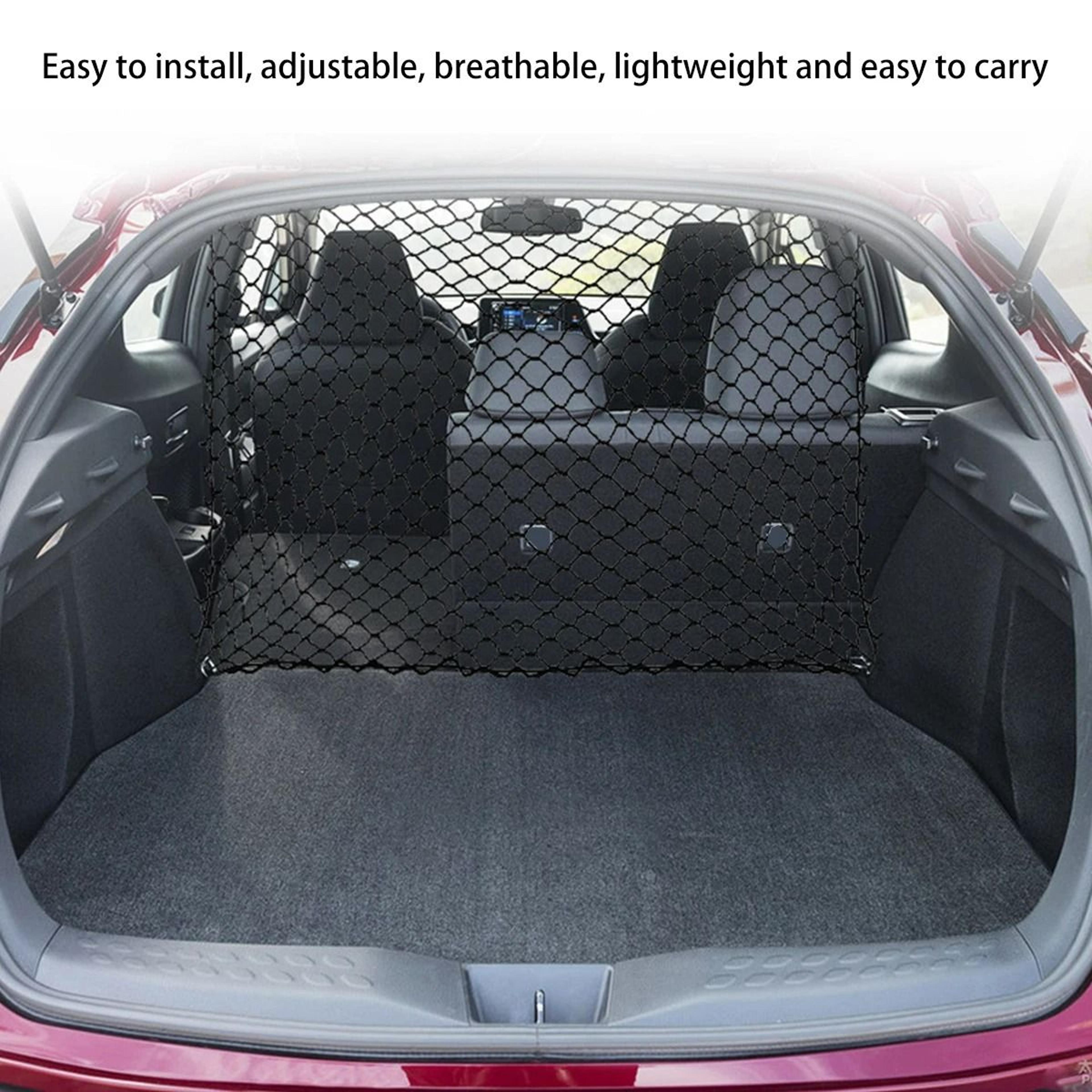 Car Dog Safety Net Barrier With Securing Hooks 2