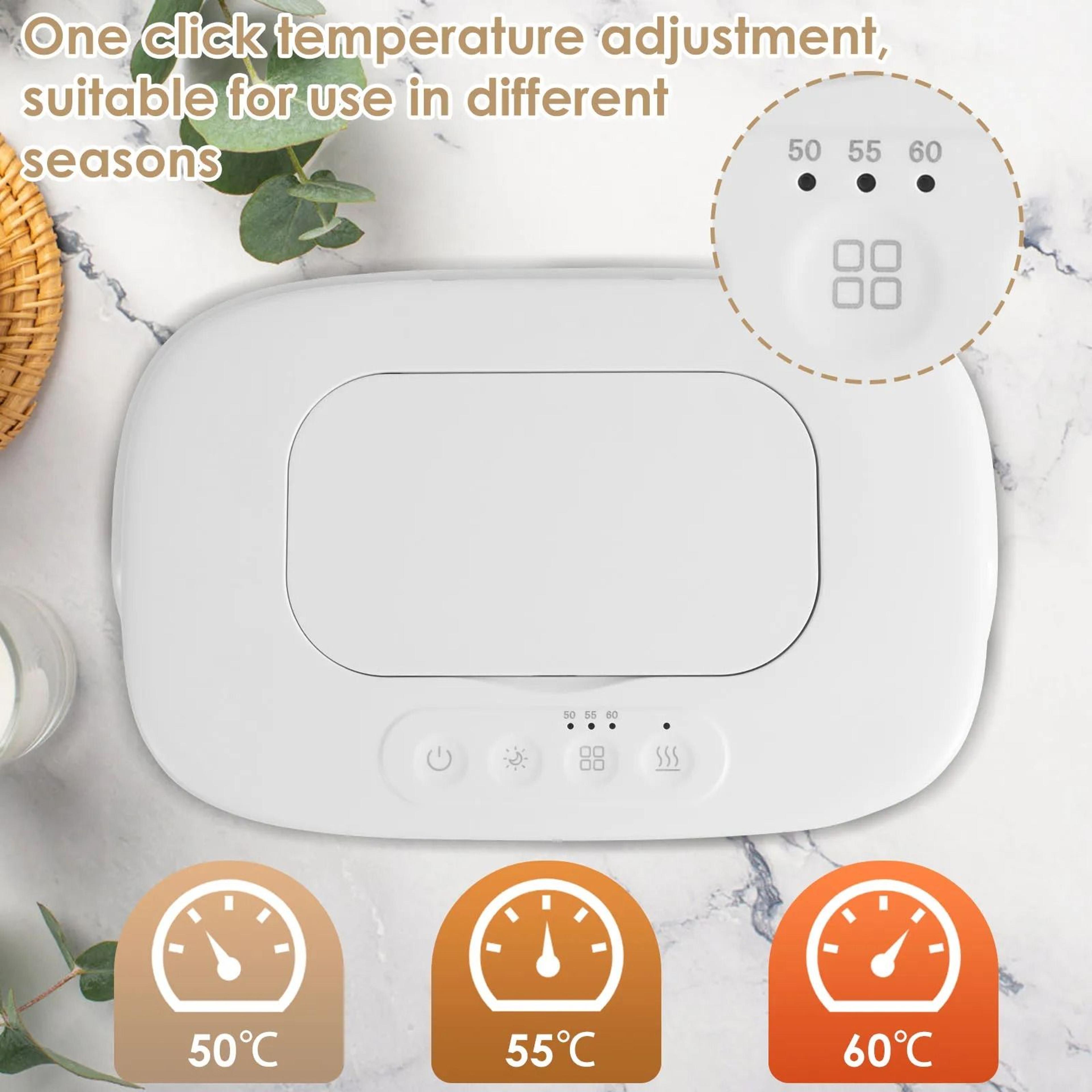 USB Baby Wipe Warmer With LED Light  Adjustable Temperature 3