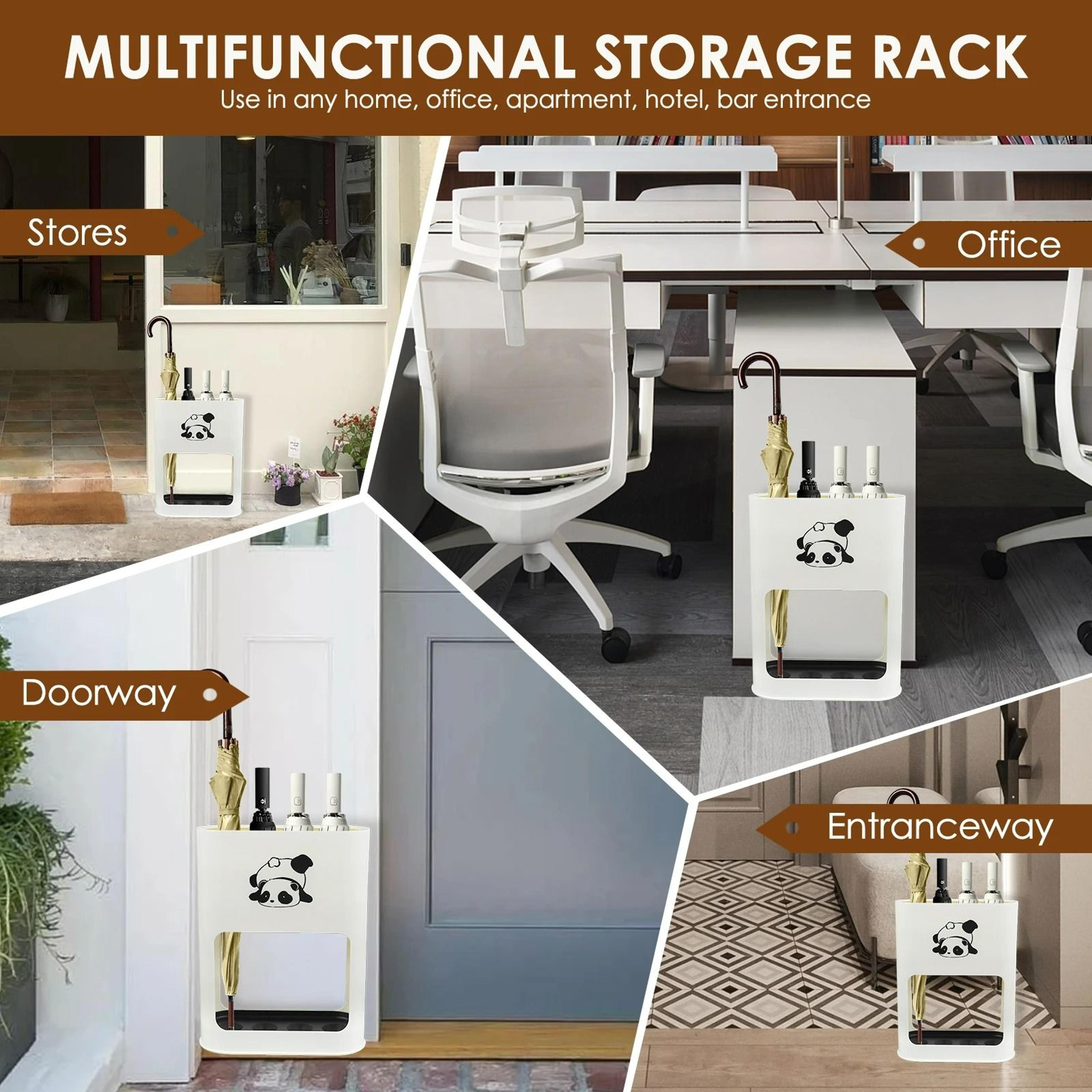 Entryway Indoor Umbrella Stand Holder With Removable Drip Tray 4