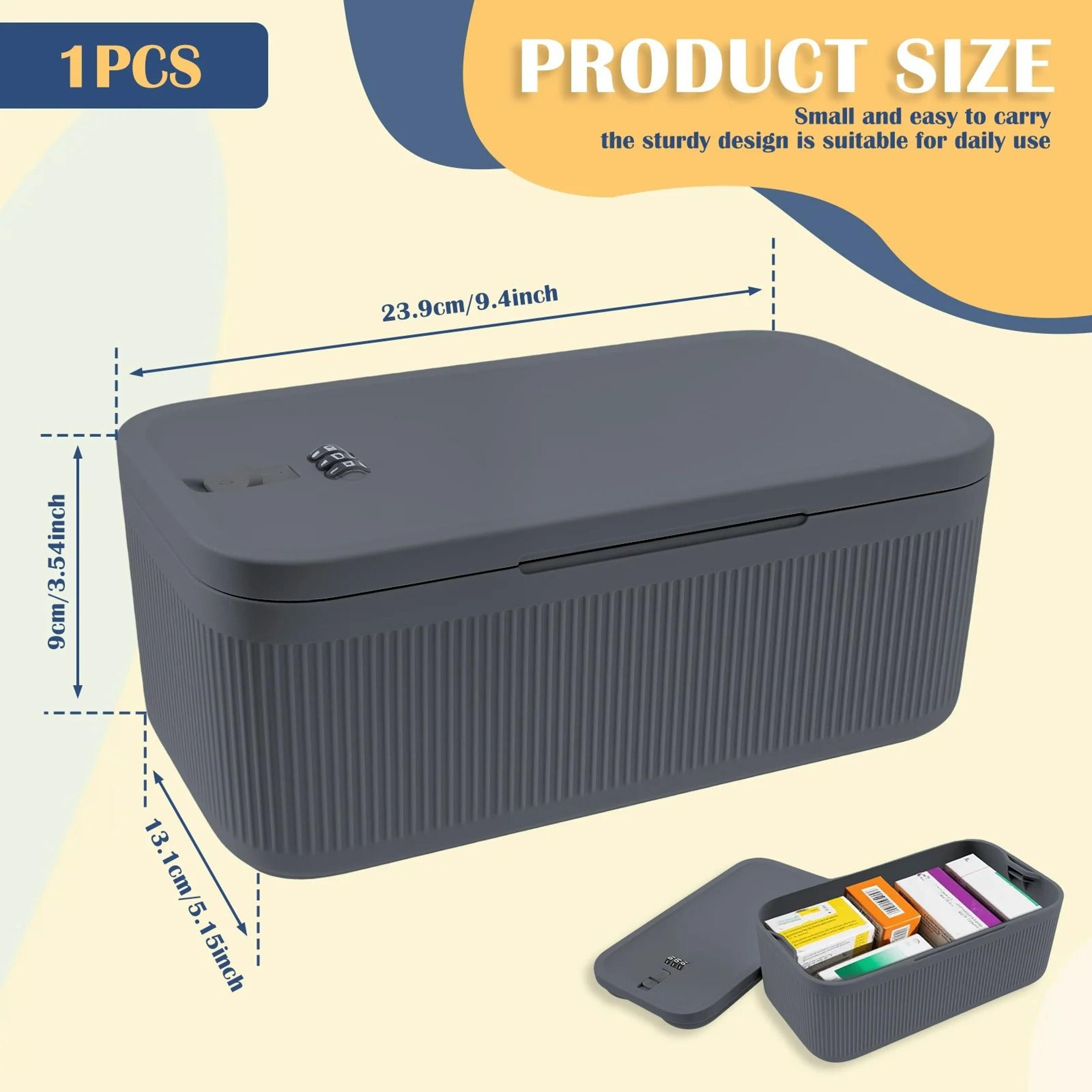 Digital Password Locking Security Box  Storage Organizer 6