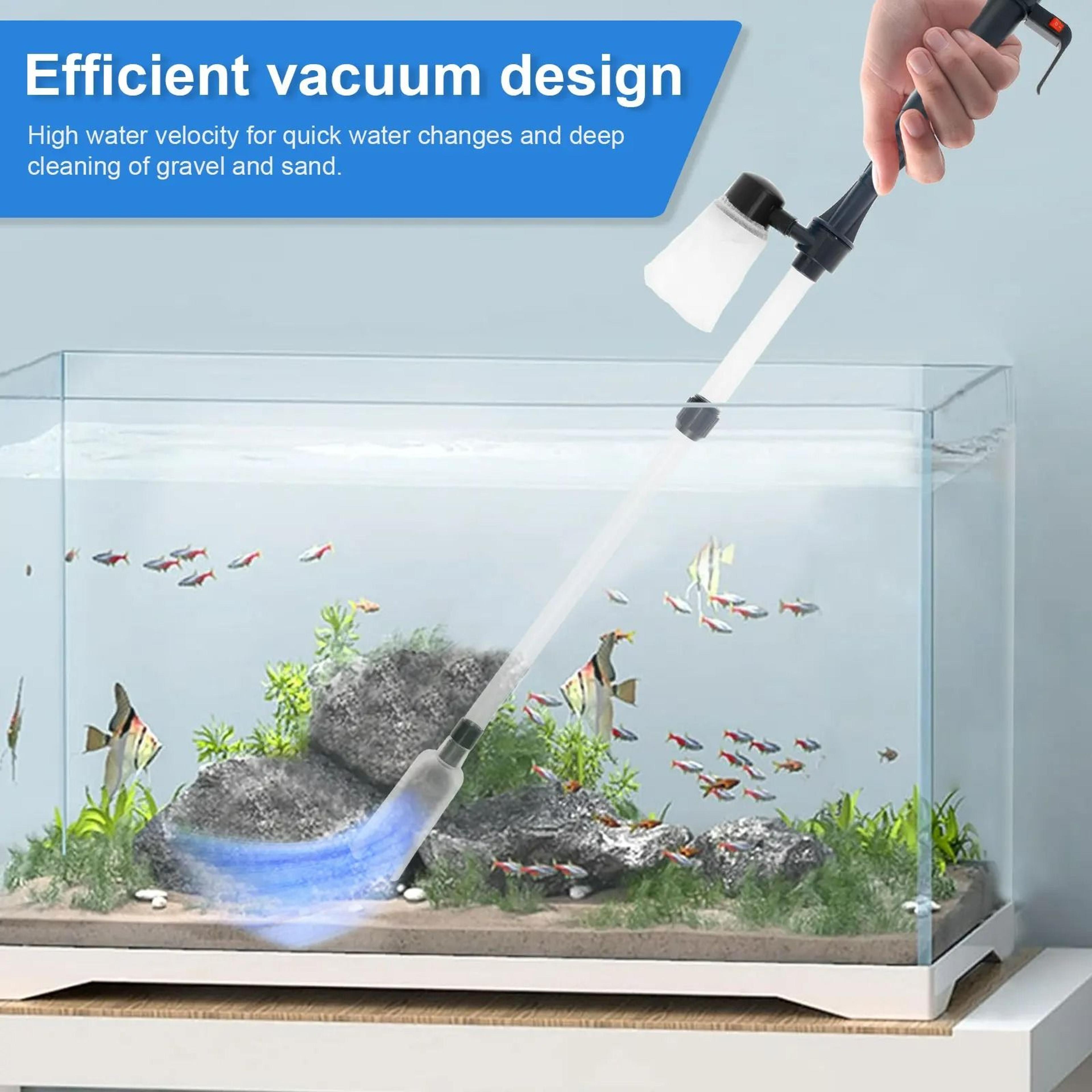 4in1 Efficient Aquarium Vacuum  Water Change Siphon Filter 4