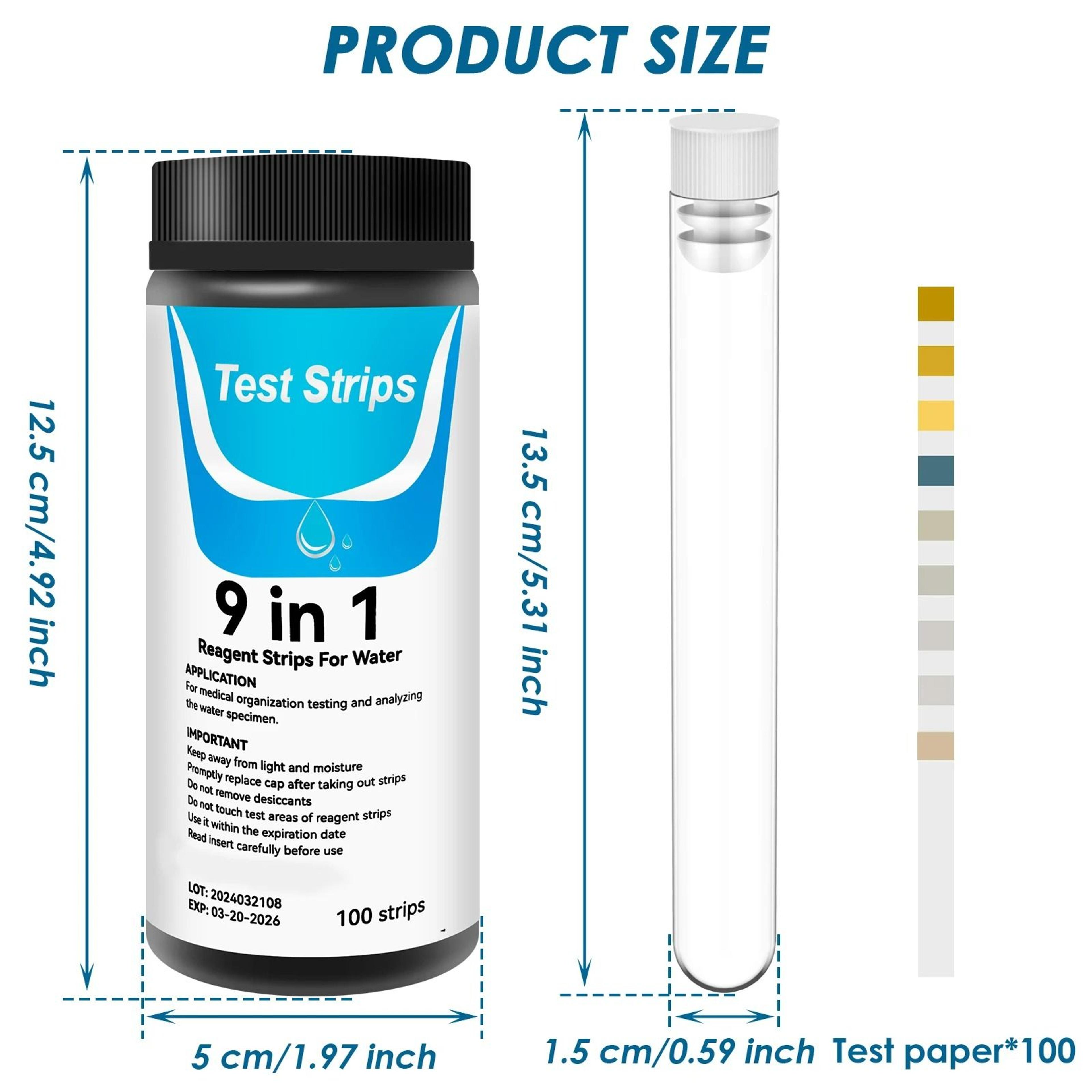 MultiParameter Aquarium  Pool Water Quality Test Strips 5