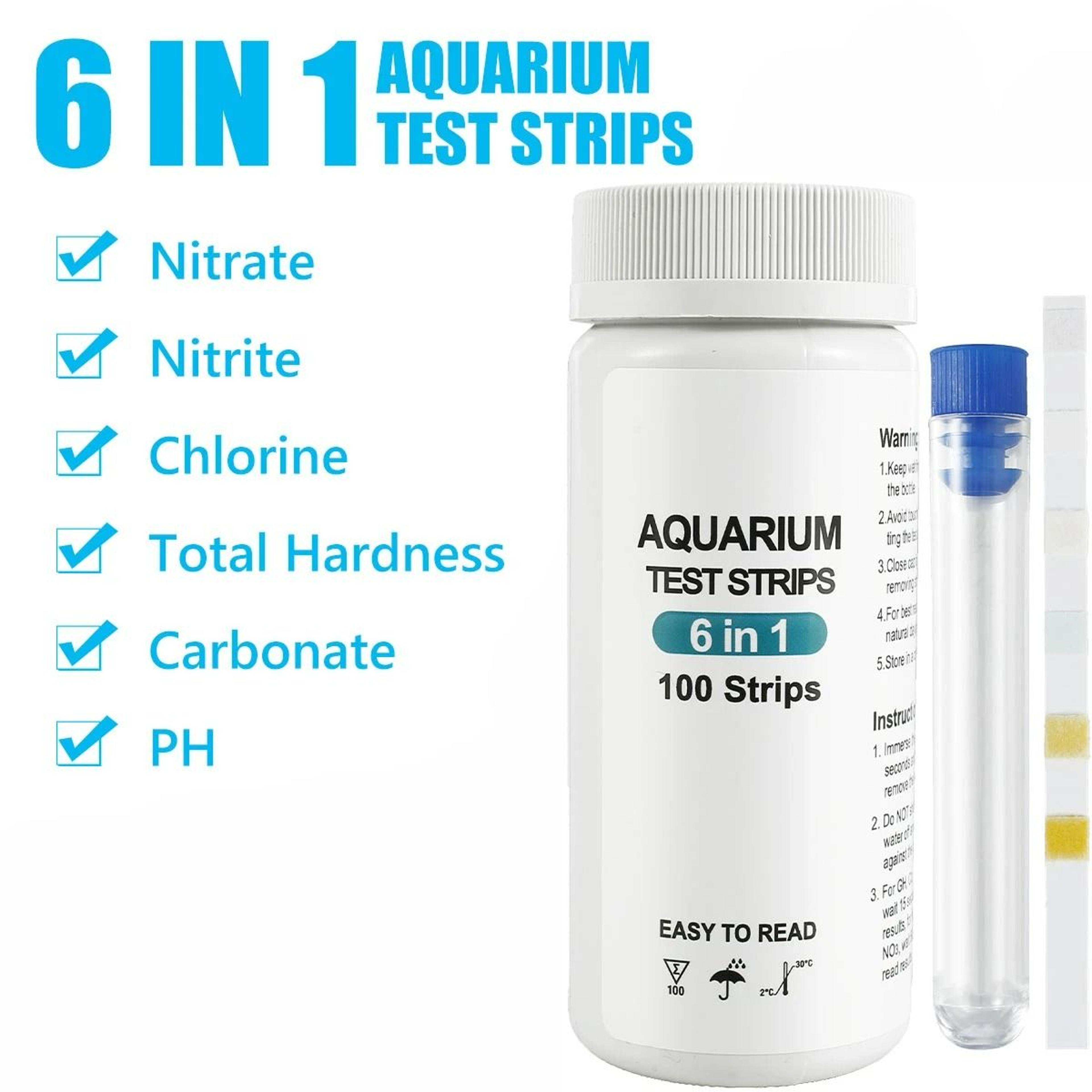 MultiParameter Aquarium  Pool Water Quality Test Strips 8
