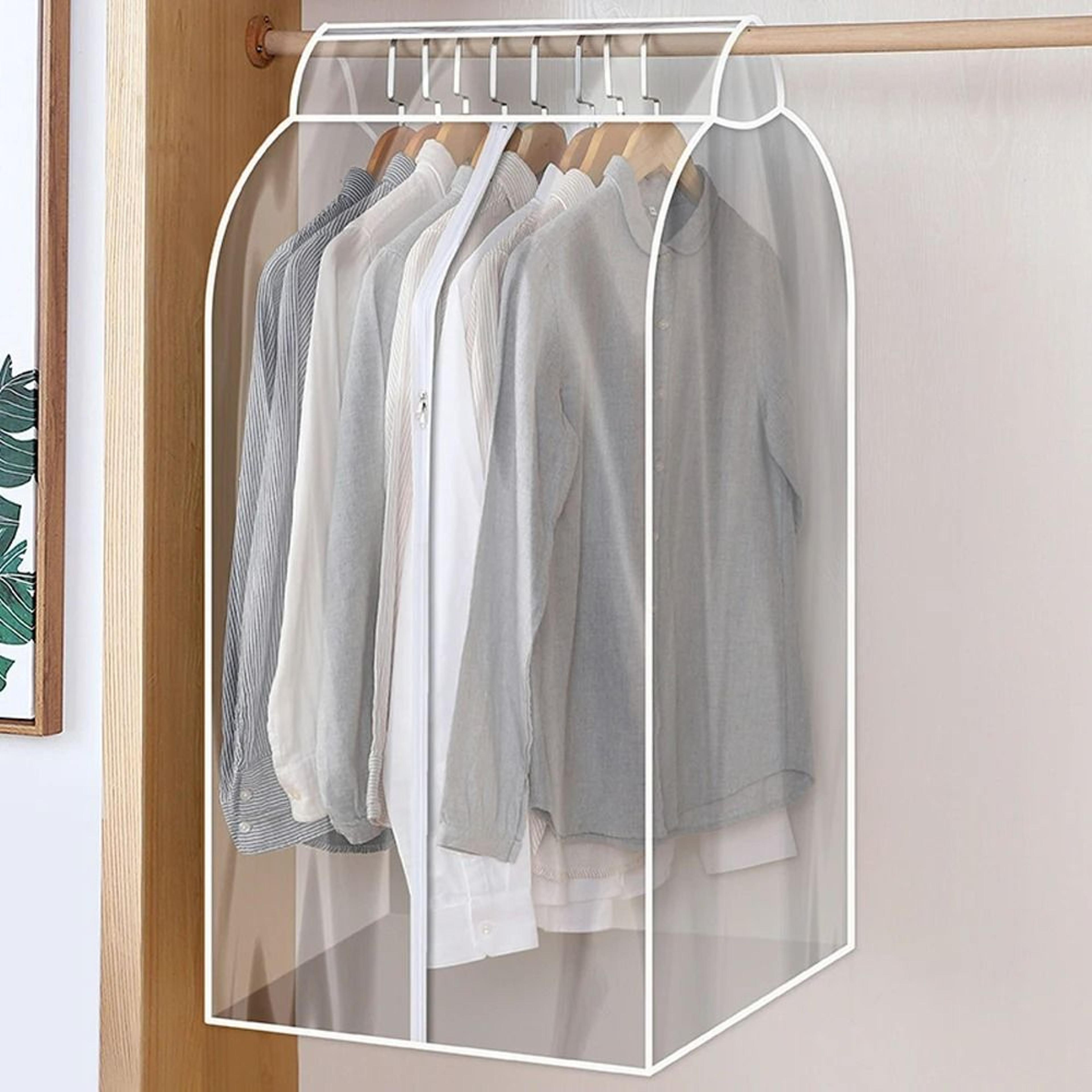 Large Capacity Hanging Garment Dust Cover  Wardrobe Organizer 3