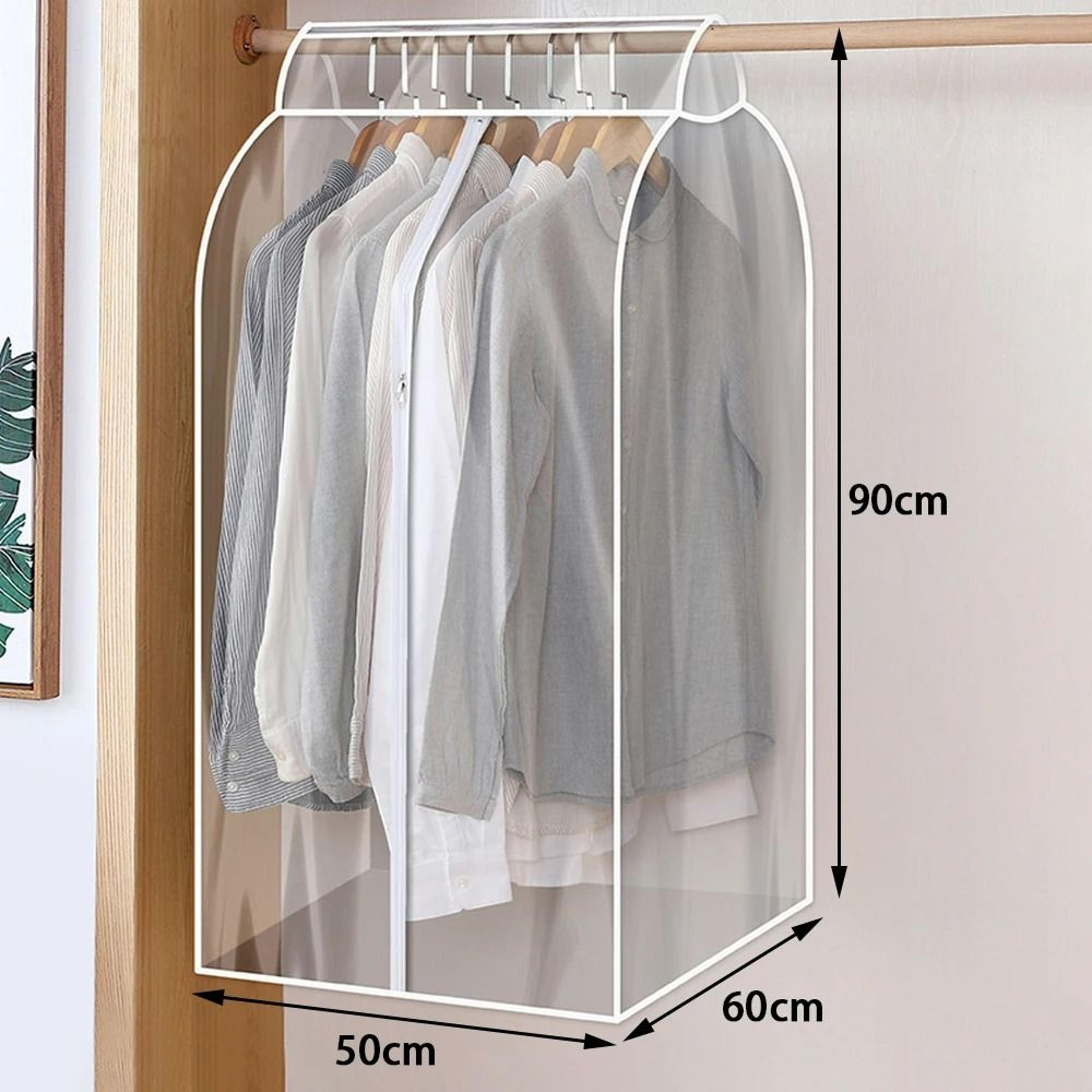 Large Capacity Hanging Garment Dust Cover  Wardrobe Organizer 5