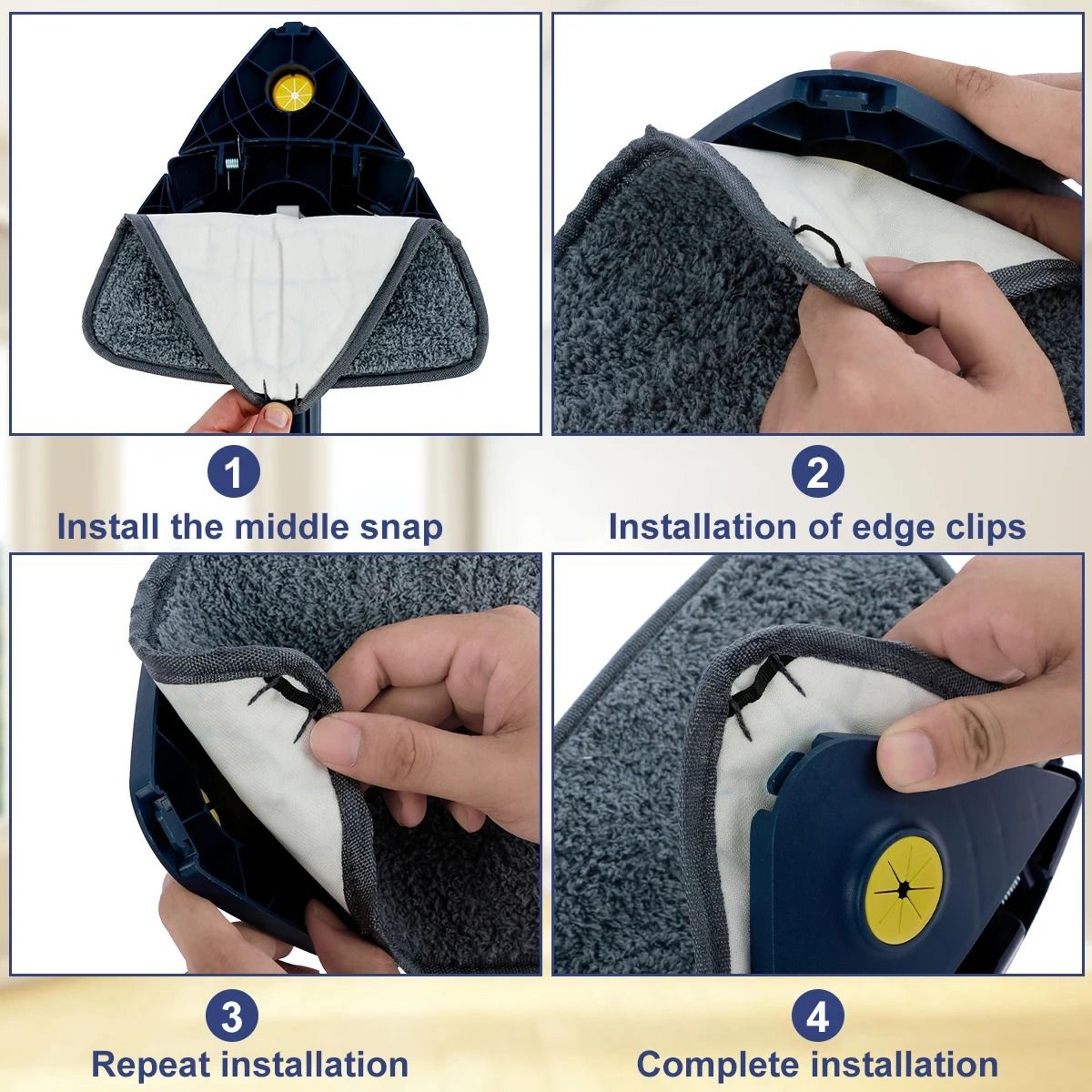 360 Rotatable Telescopic Triangle Cleaning Mop 5
