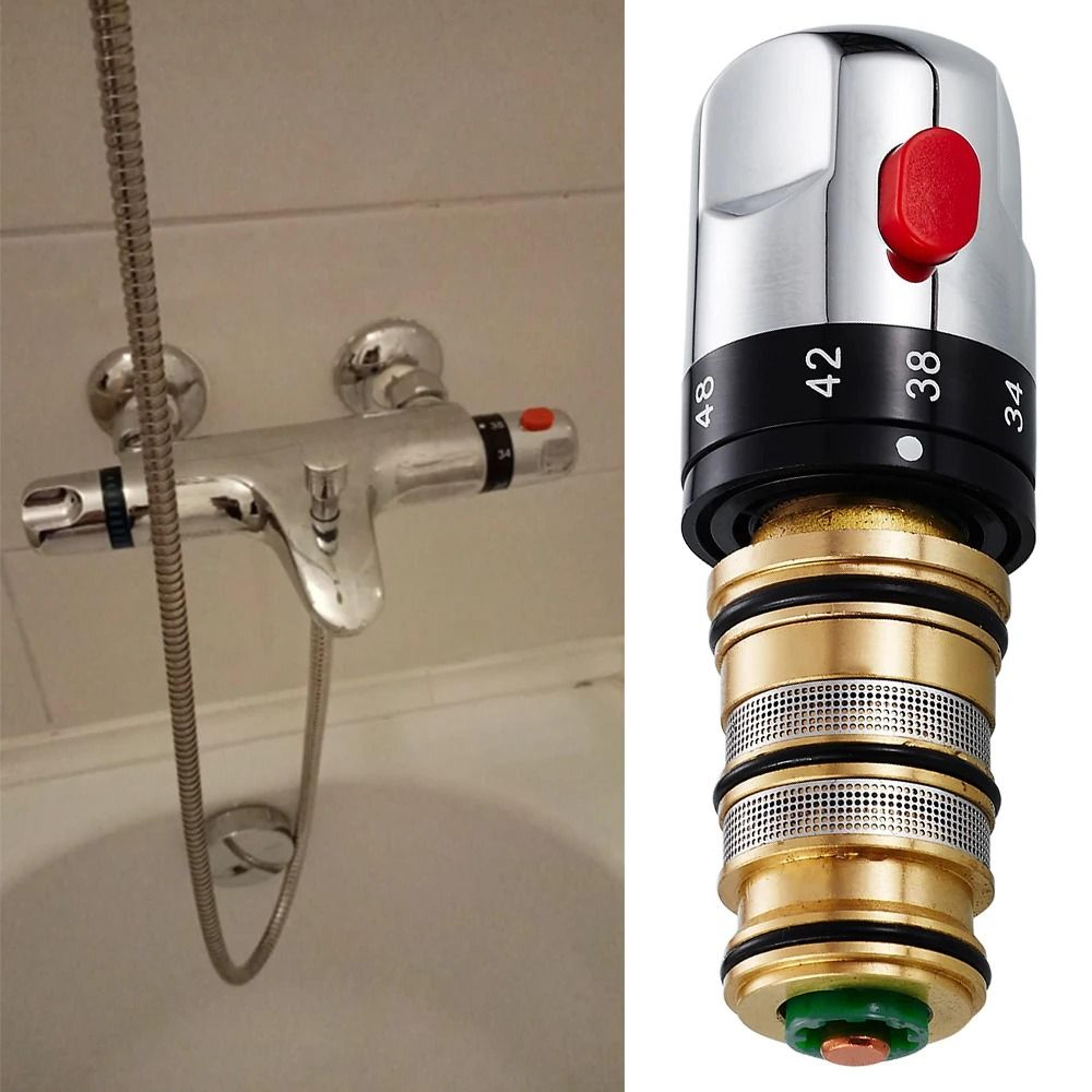 Brass Thermostatic Mixing Valve Cartridge Replacement 1