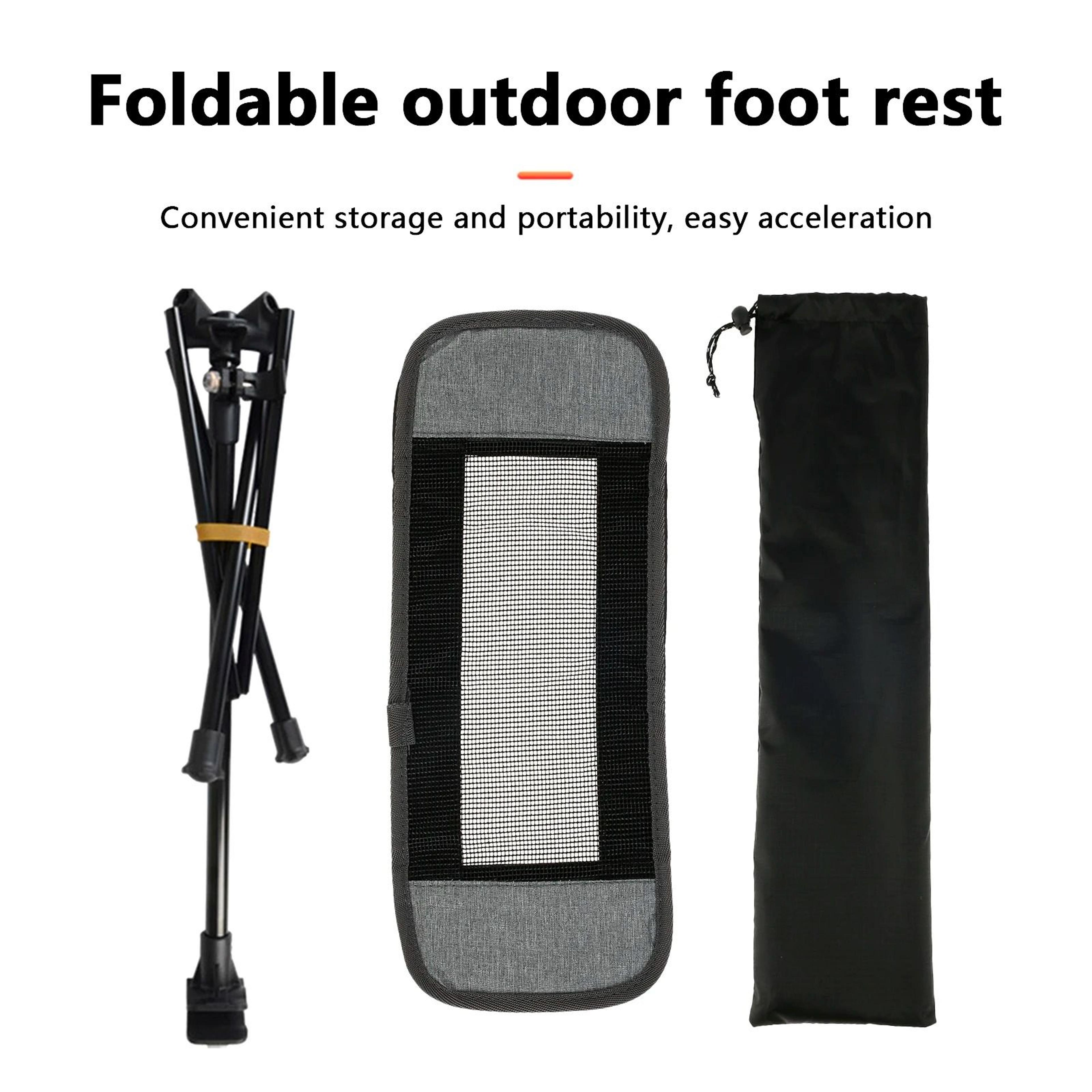 Foldable Portable Camp Chair Footrest 5