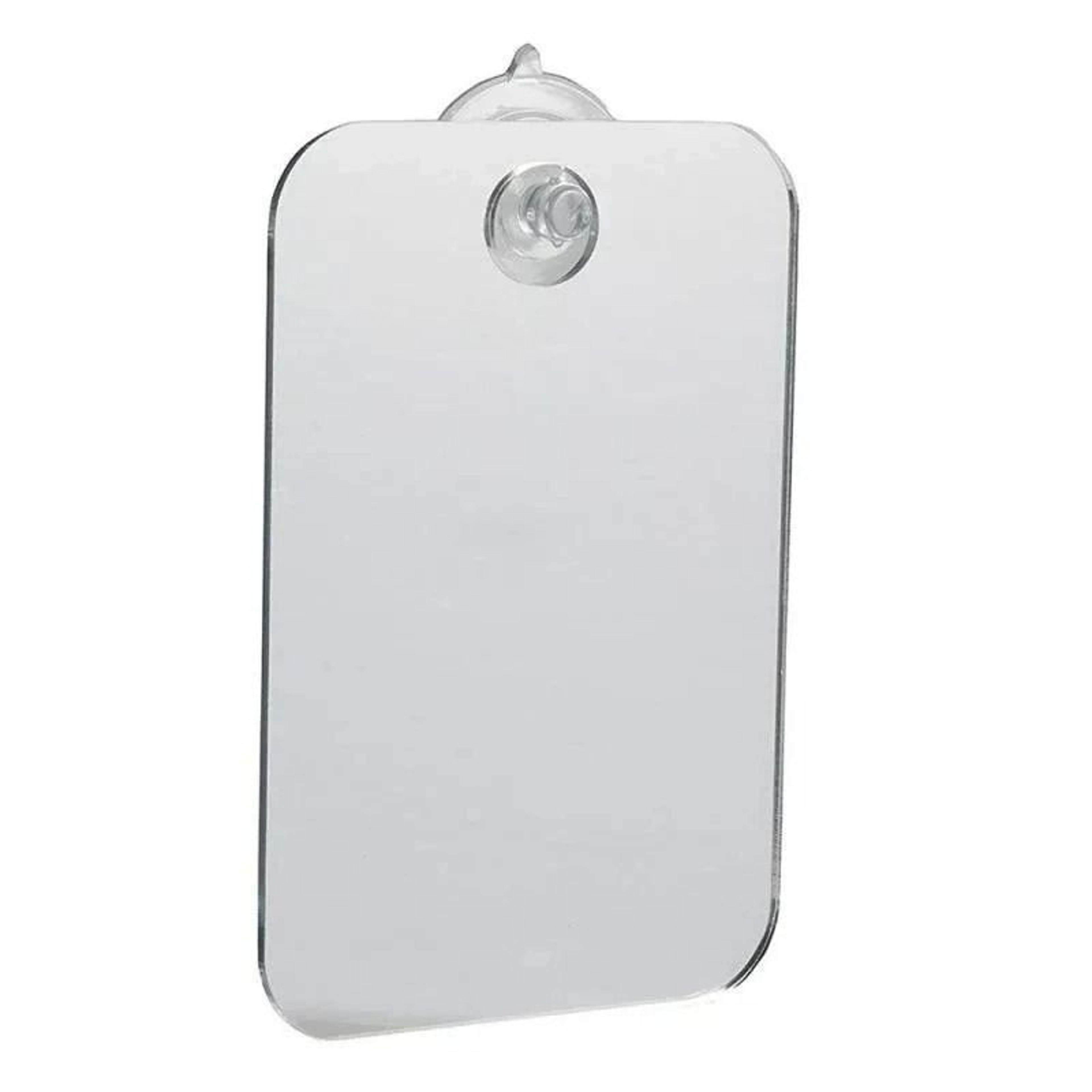 Acrylic Fogless Shower Mirror With Wall Suction Cup 0