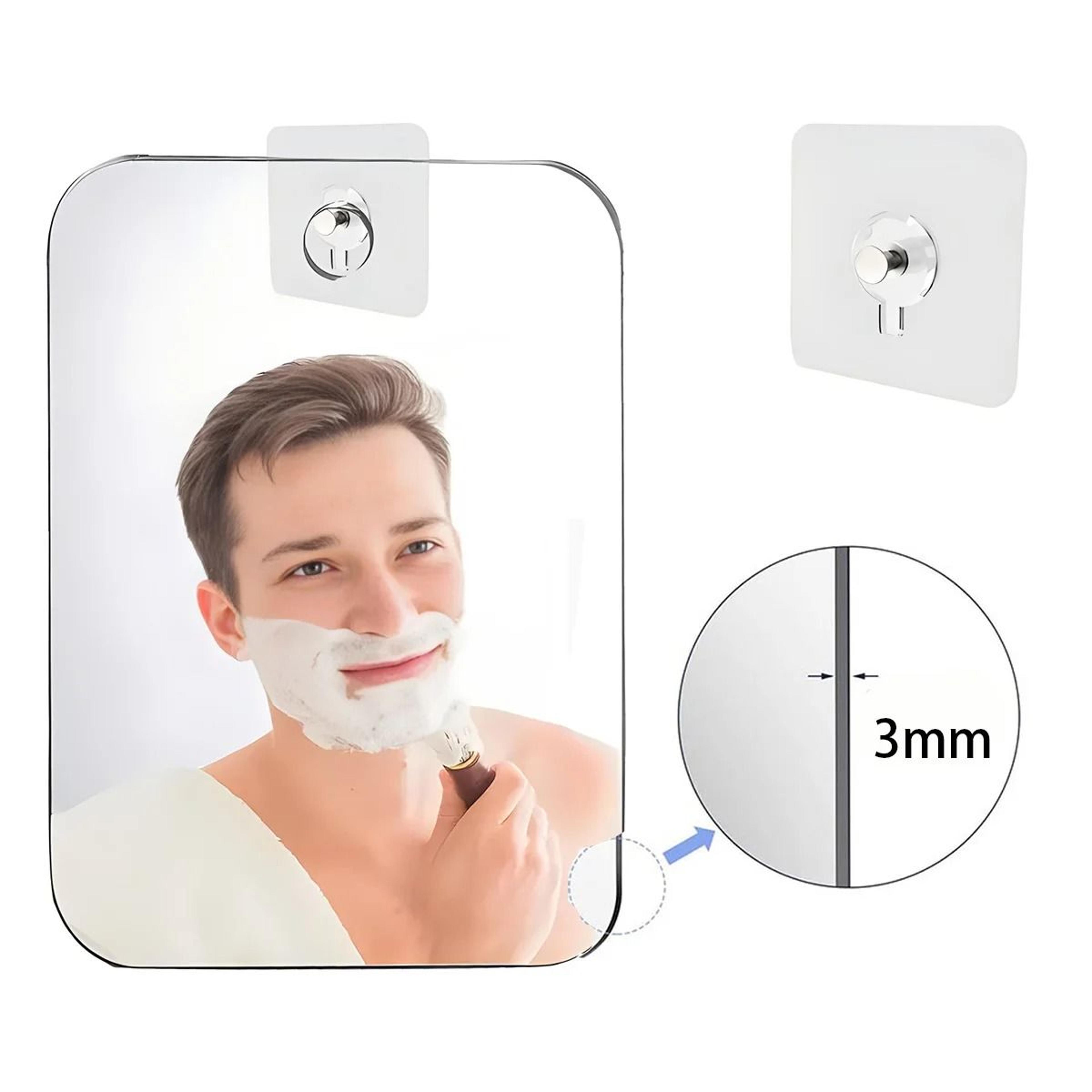 Bathroom Acrylic Shower Mirror With Wall Hanging Hook 0