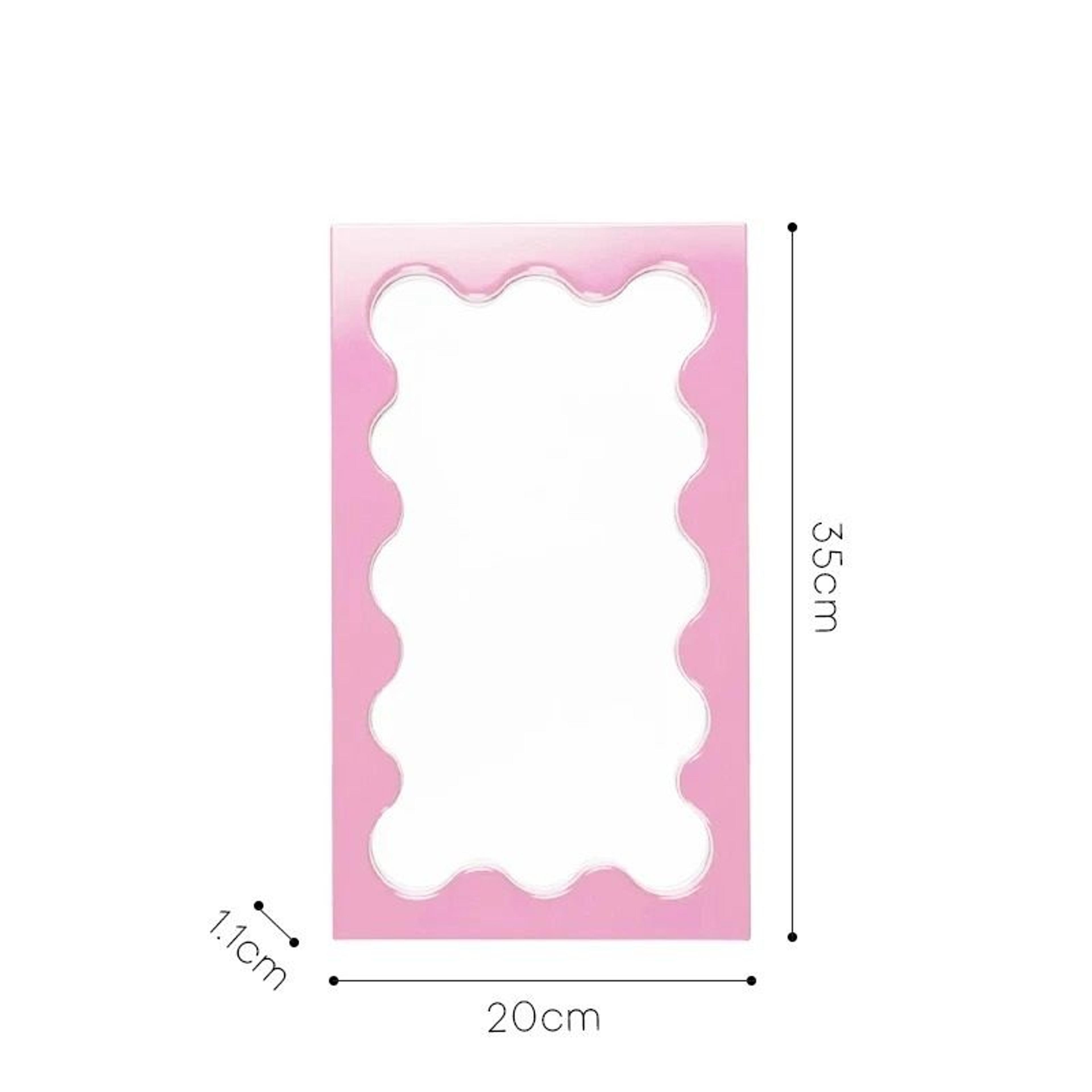 Rectangular Solid Wood Decorative Wall Mirror 9