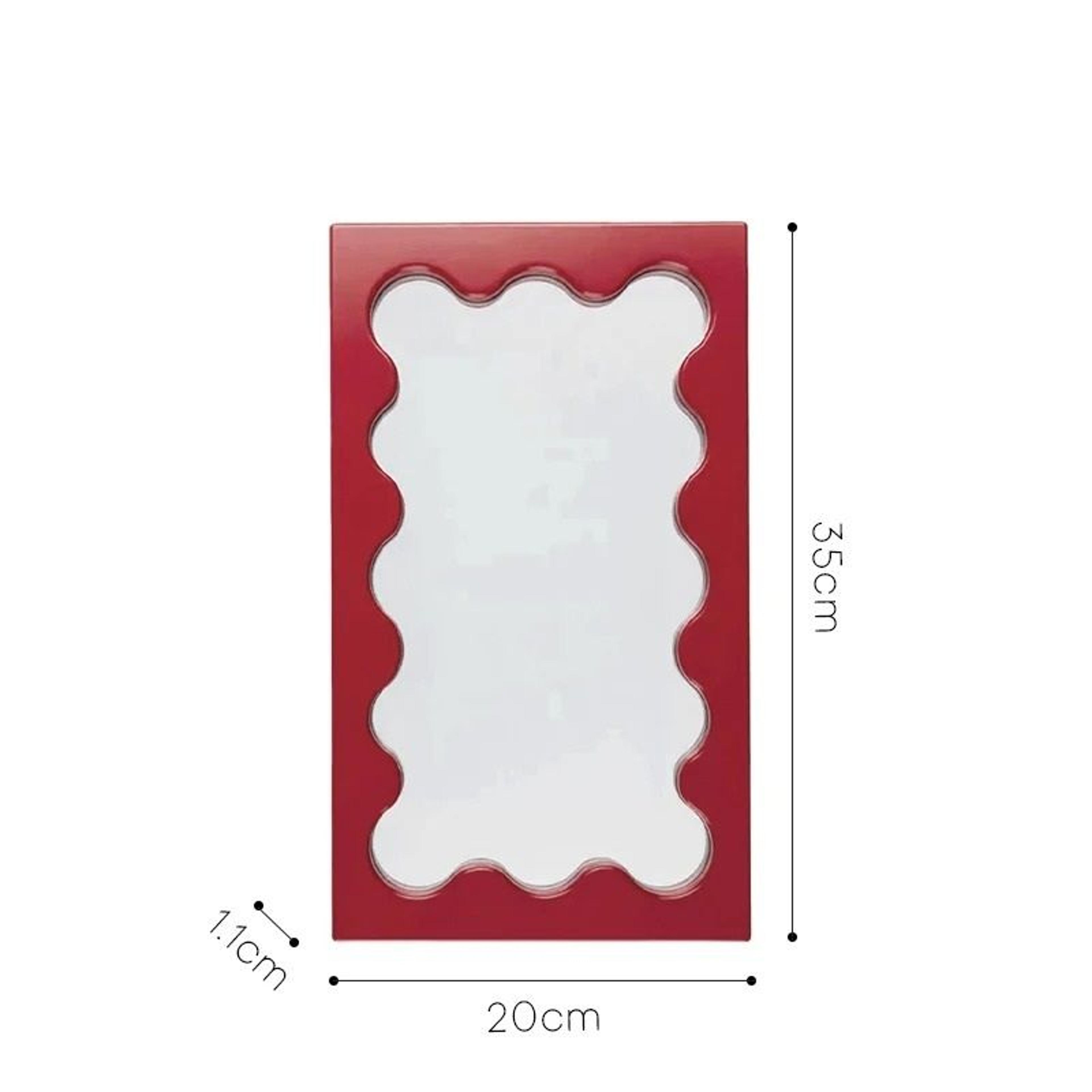 Rectangular Solid Wood Decorative Wall Mirror 7
