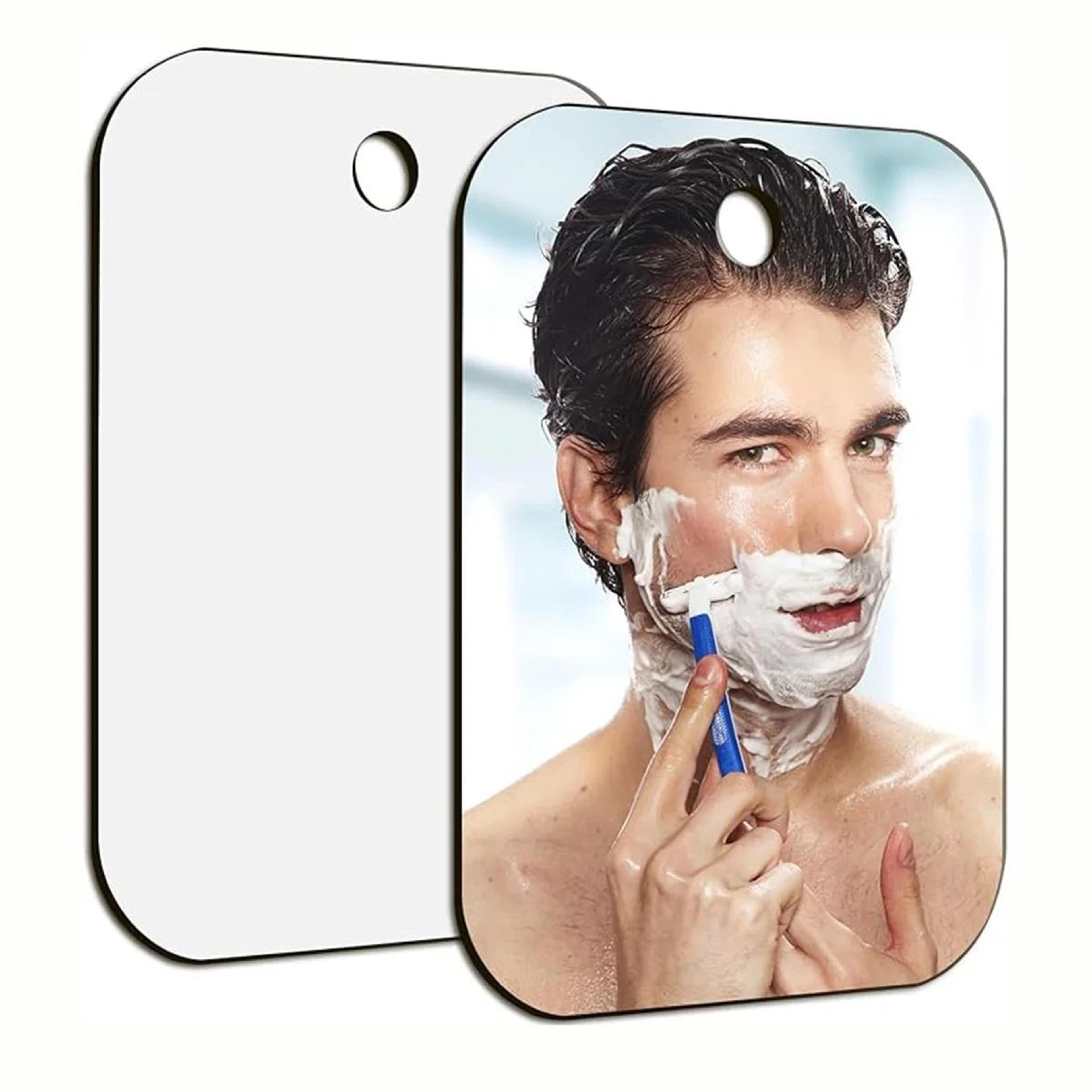Portable Suction Cup Acrylic Shower Mirror For Shaving  Makeup 1