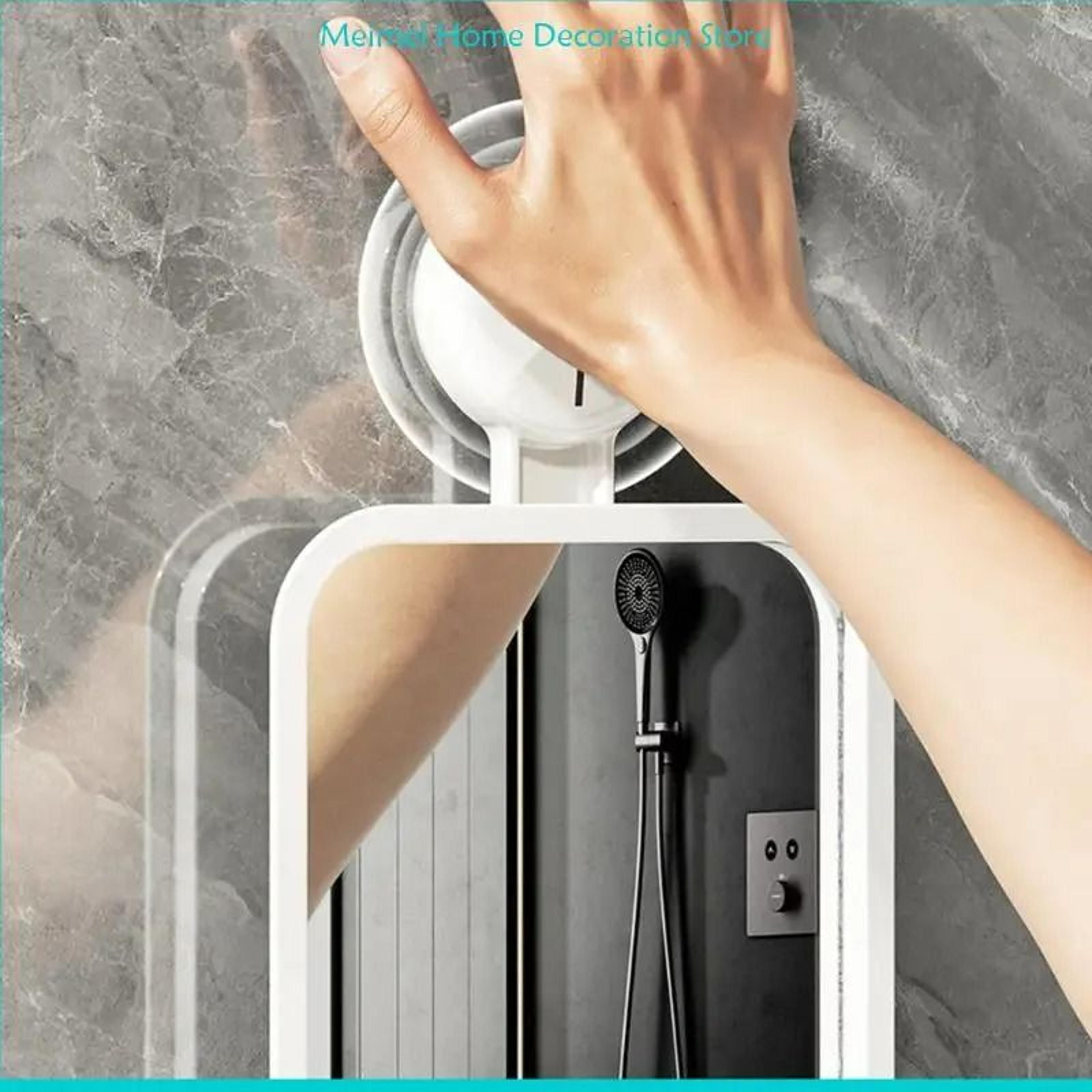Shatterproof FogResistant InShower Mirror With Suction Cup Mount 2