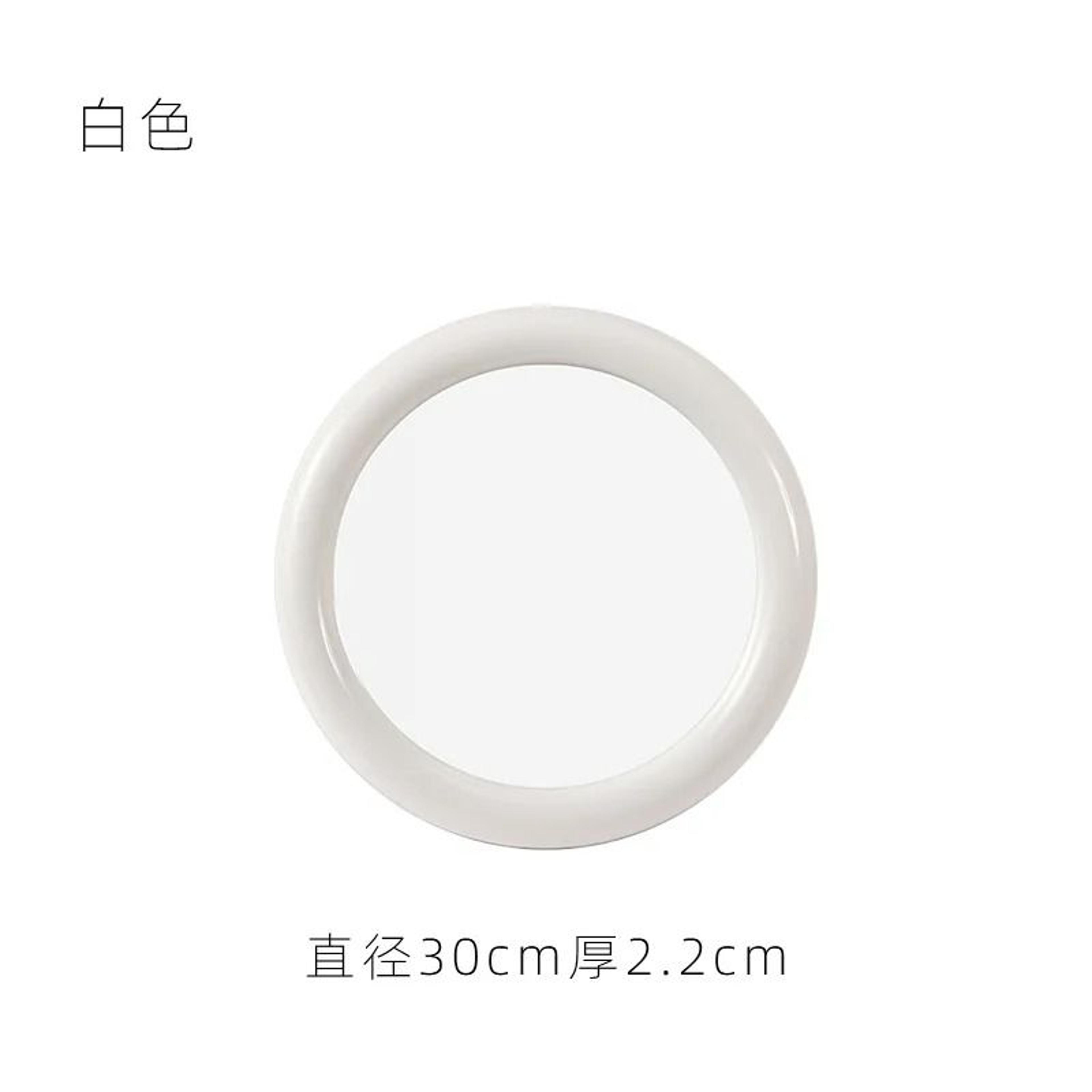 Nordic Round DualUse Glass Wall  Desktop Mirror 8