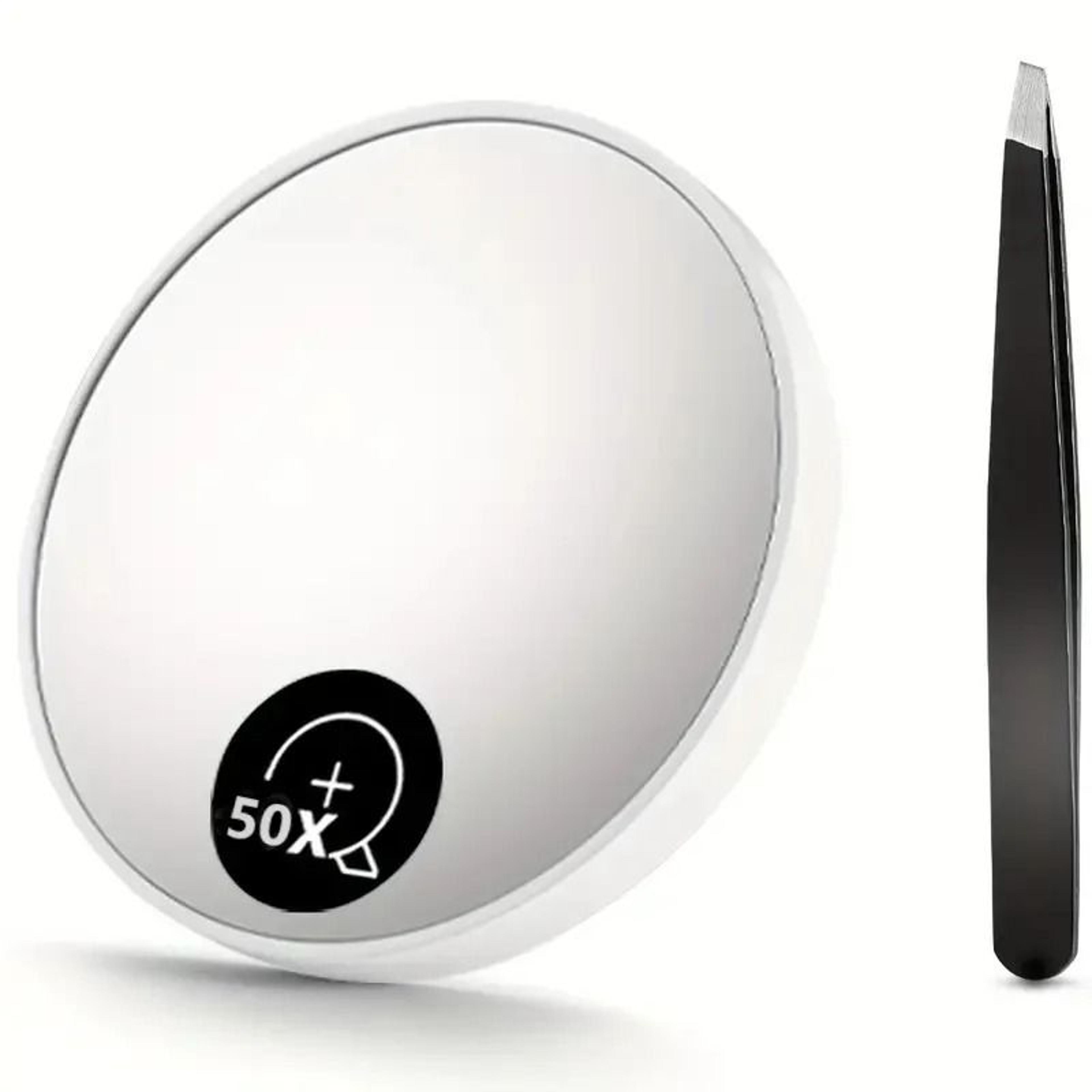 Mini Suction Cup Makeup Mirror With Extreme CloseUp Magnification 8