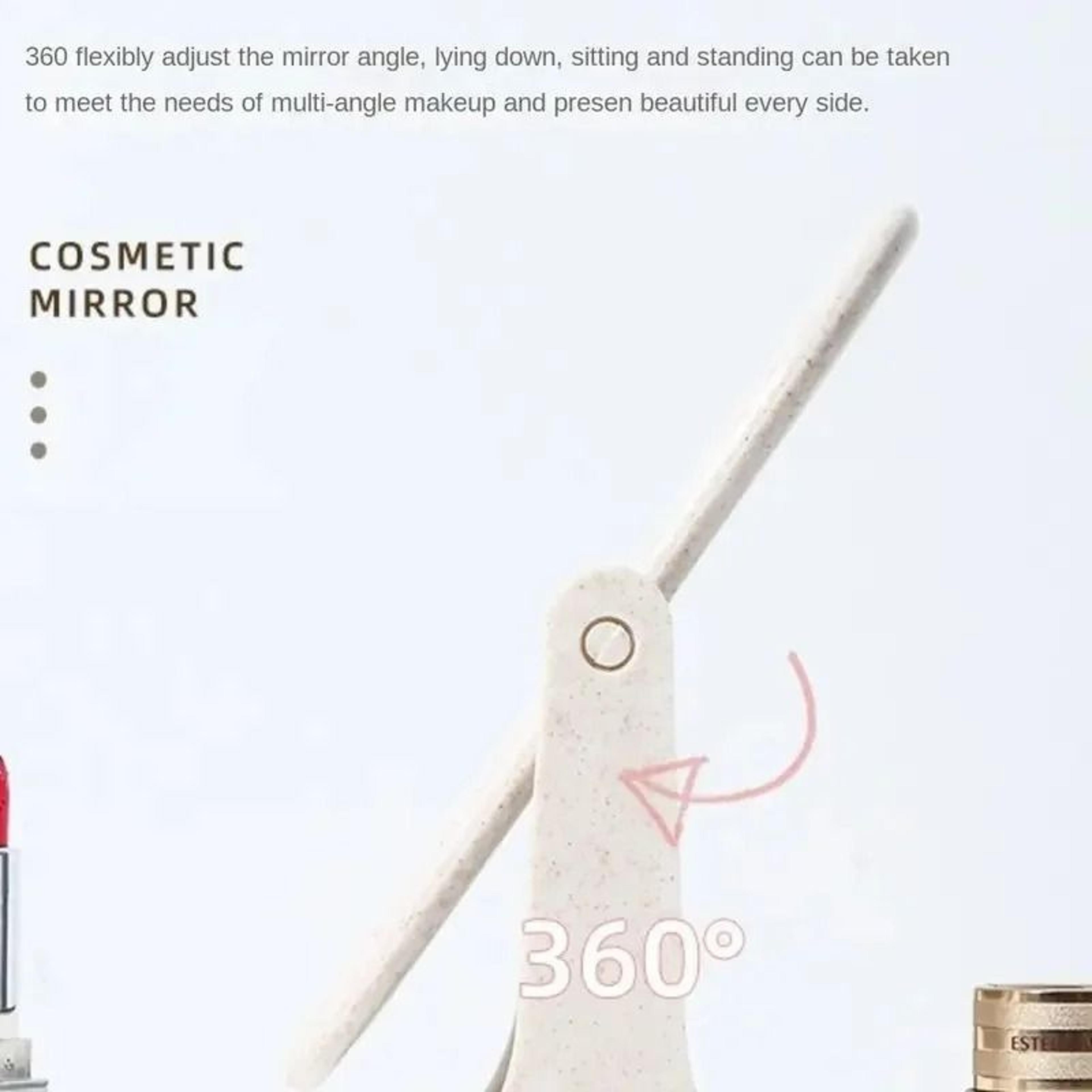 DualSided 360 Rotating Freestanding Desktop Vanity Mirror 2