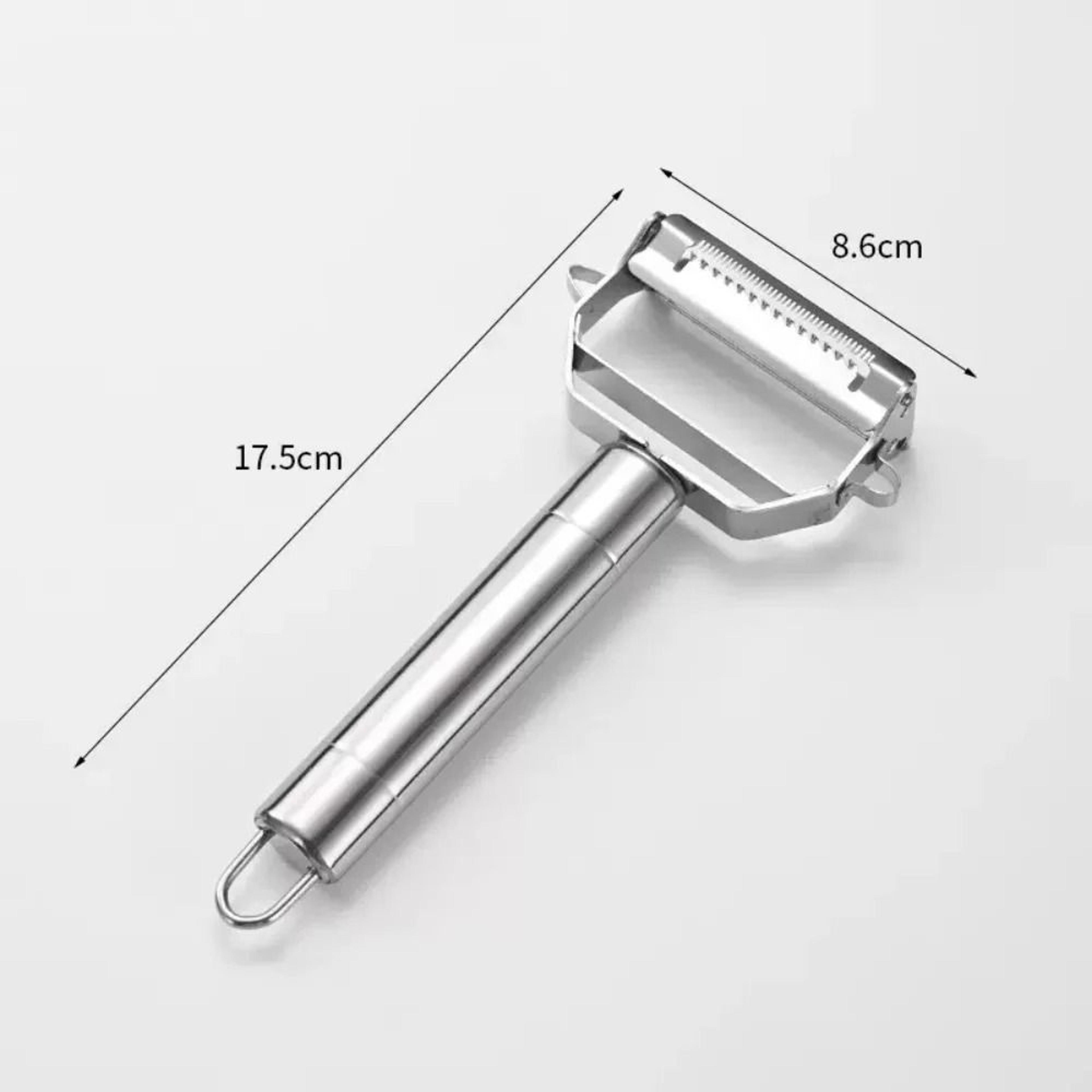 Stainless Steel DualSided Julienne  Vegetable Peeler 7
