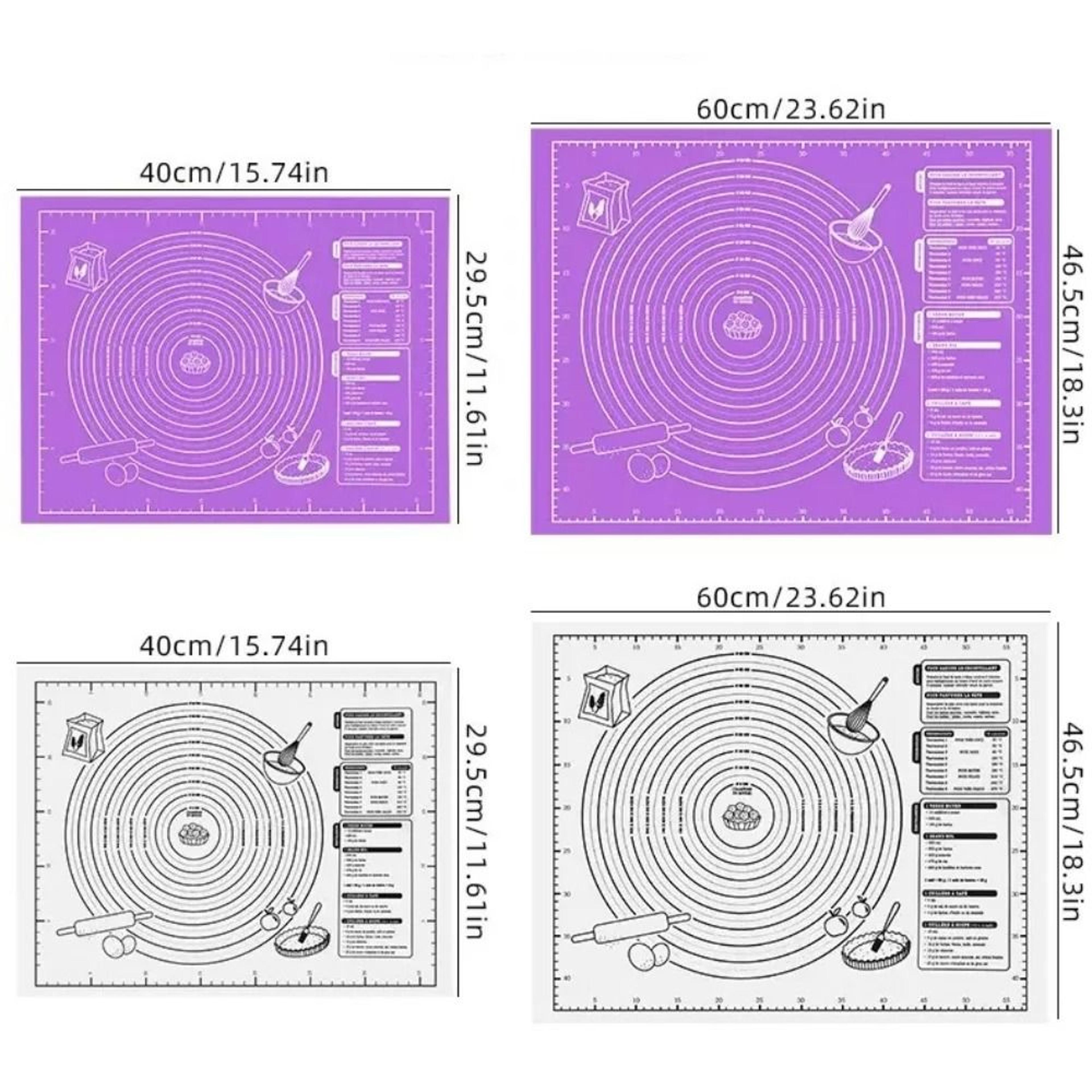NonStick Silicone Dough Rolling  Pastry Baking Mat 3