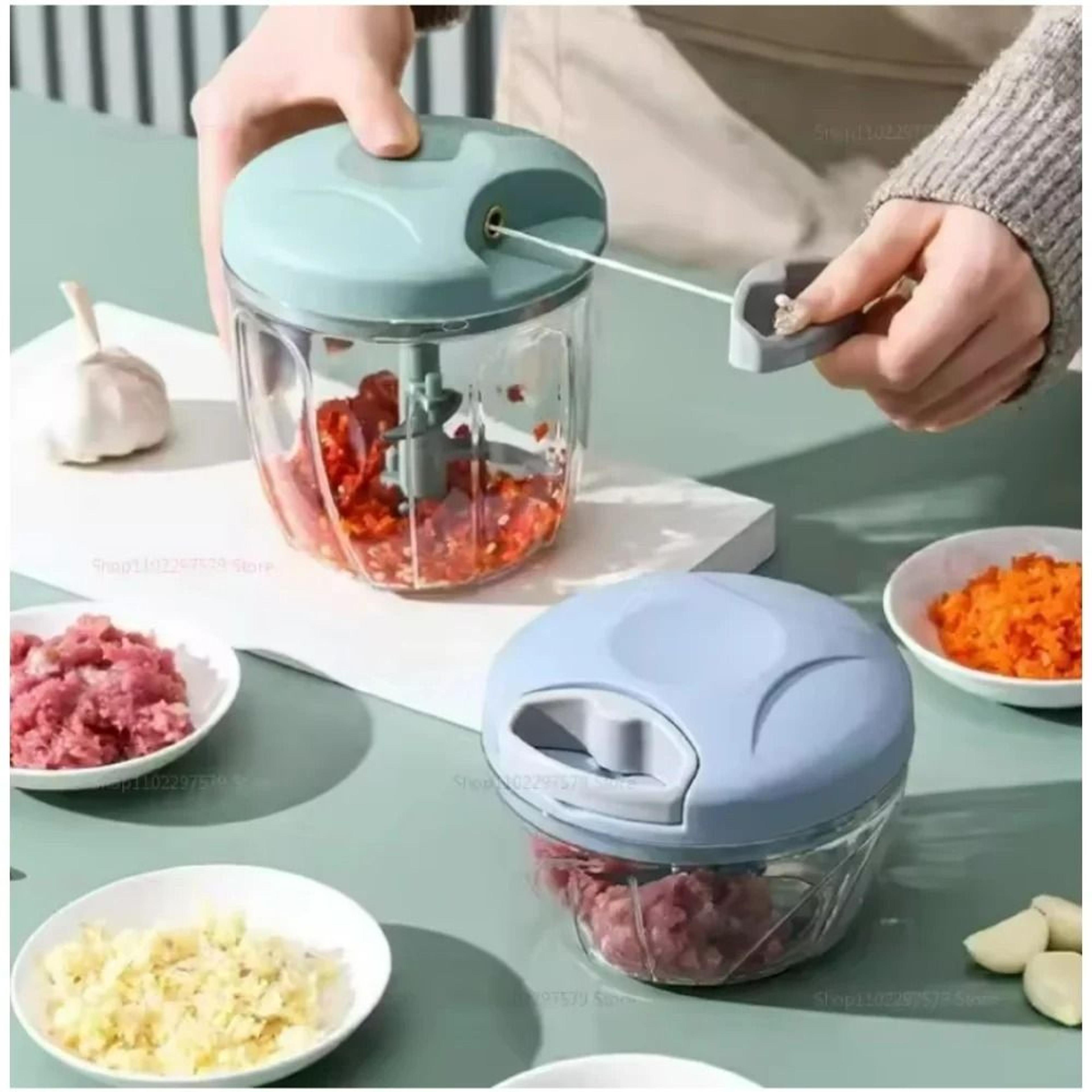 169 Fl Oz 500 Ml HandPull Food Chopper  Vegetable Processor 4