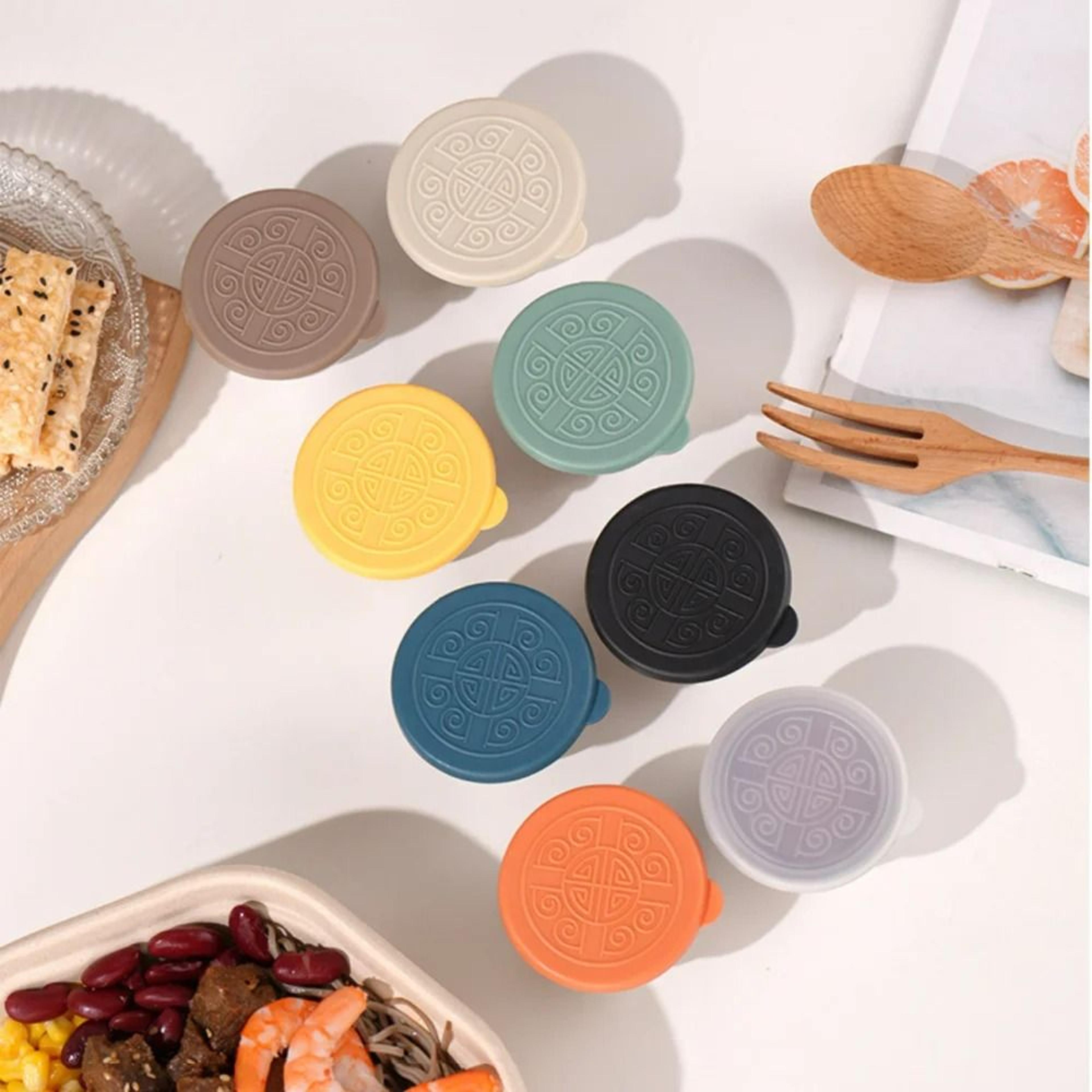 Mini LeakProof Silicone Salad Dressing  Sauce Containers  Pack Of 3  3
