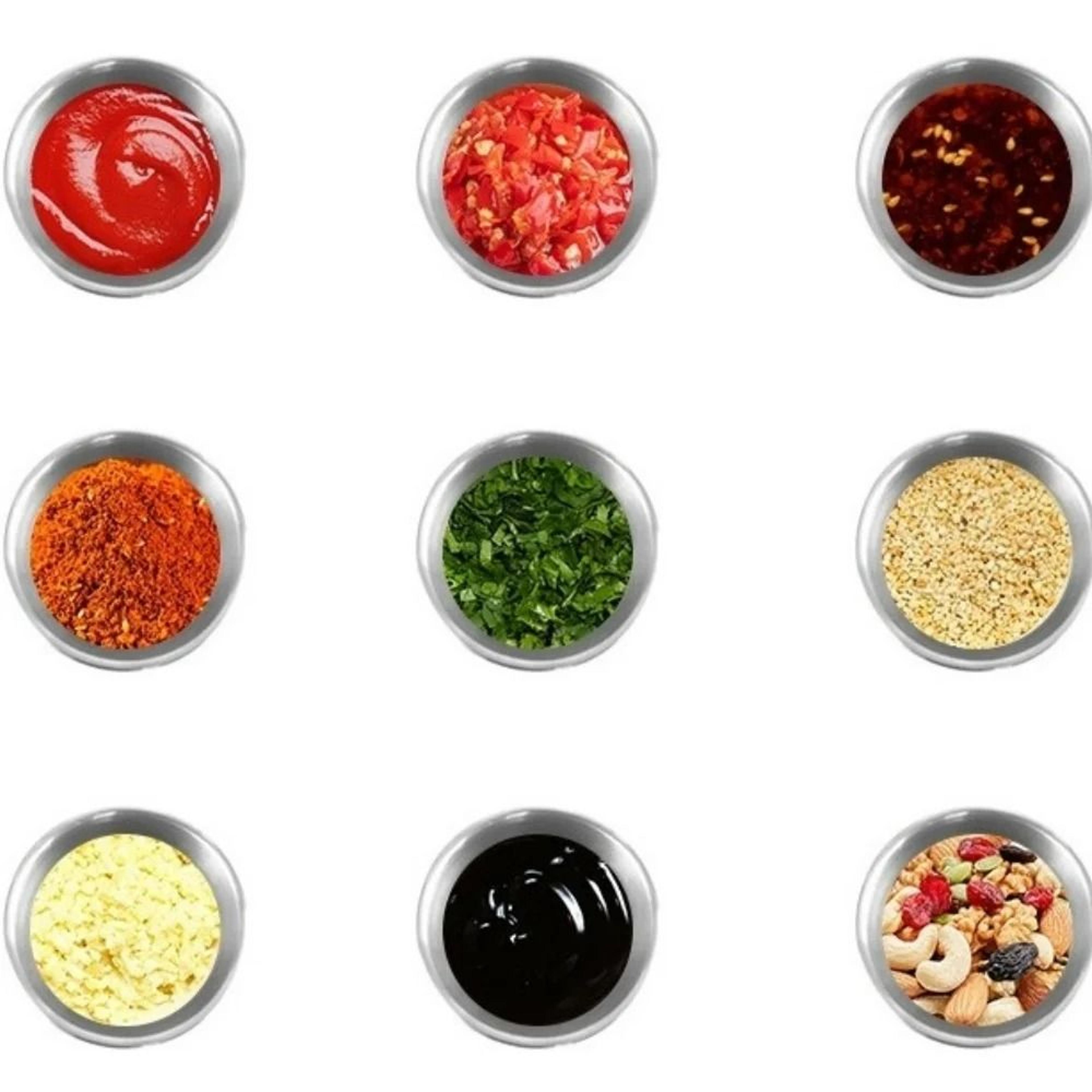 Mini LeakProof Silicone Salad Dressing  Sauce Containers  Pack Of 3  5