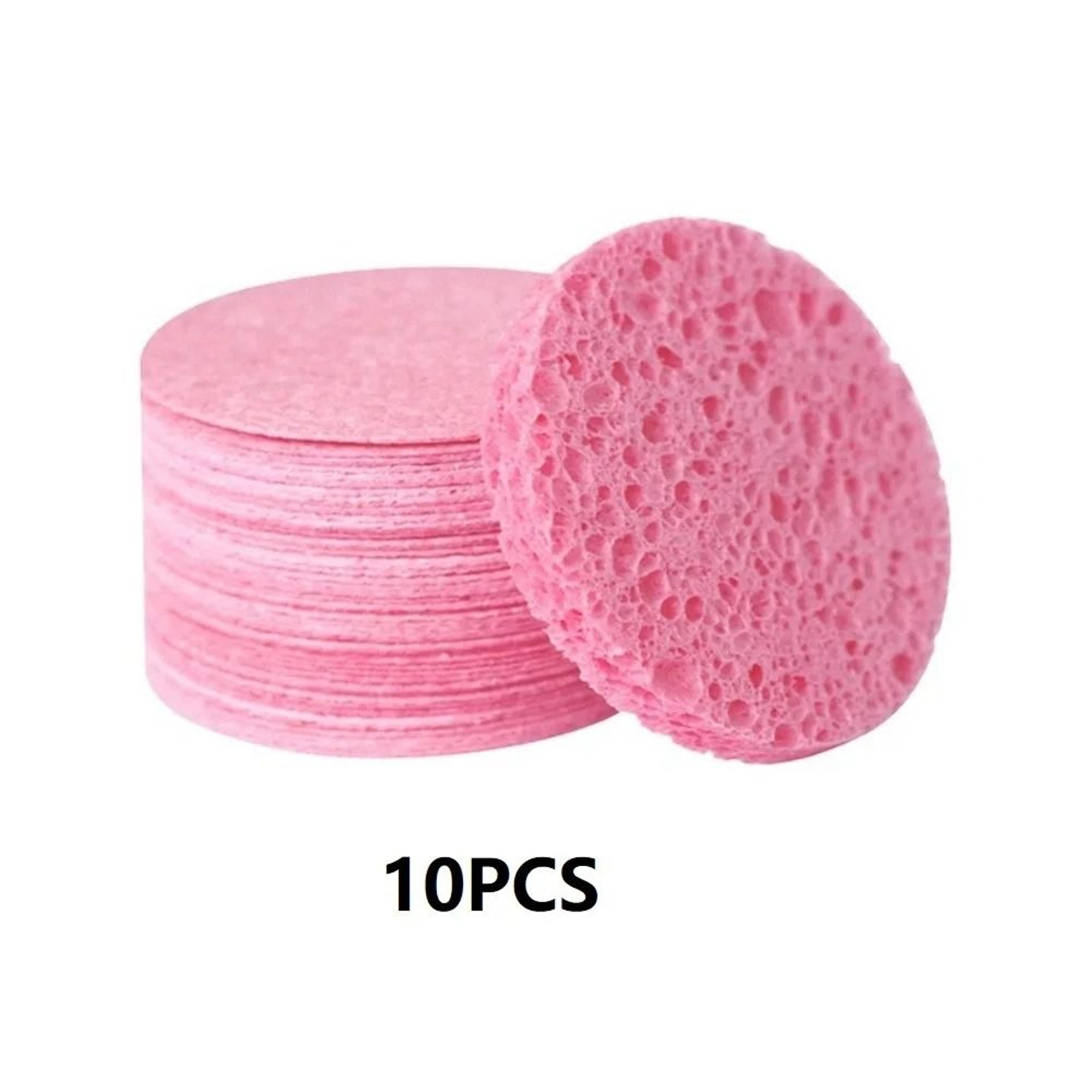 100 Natural Compressed Cellulose Facial Cleansing Sponges  Pack Of 10  10