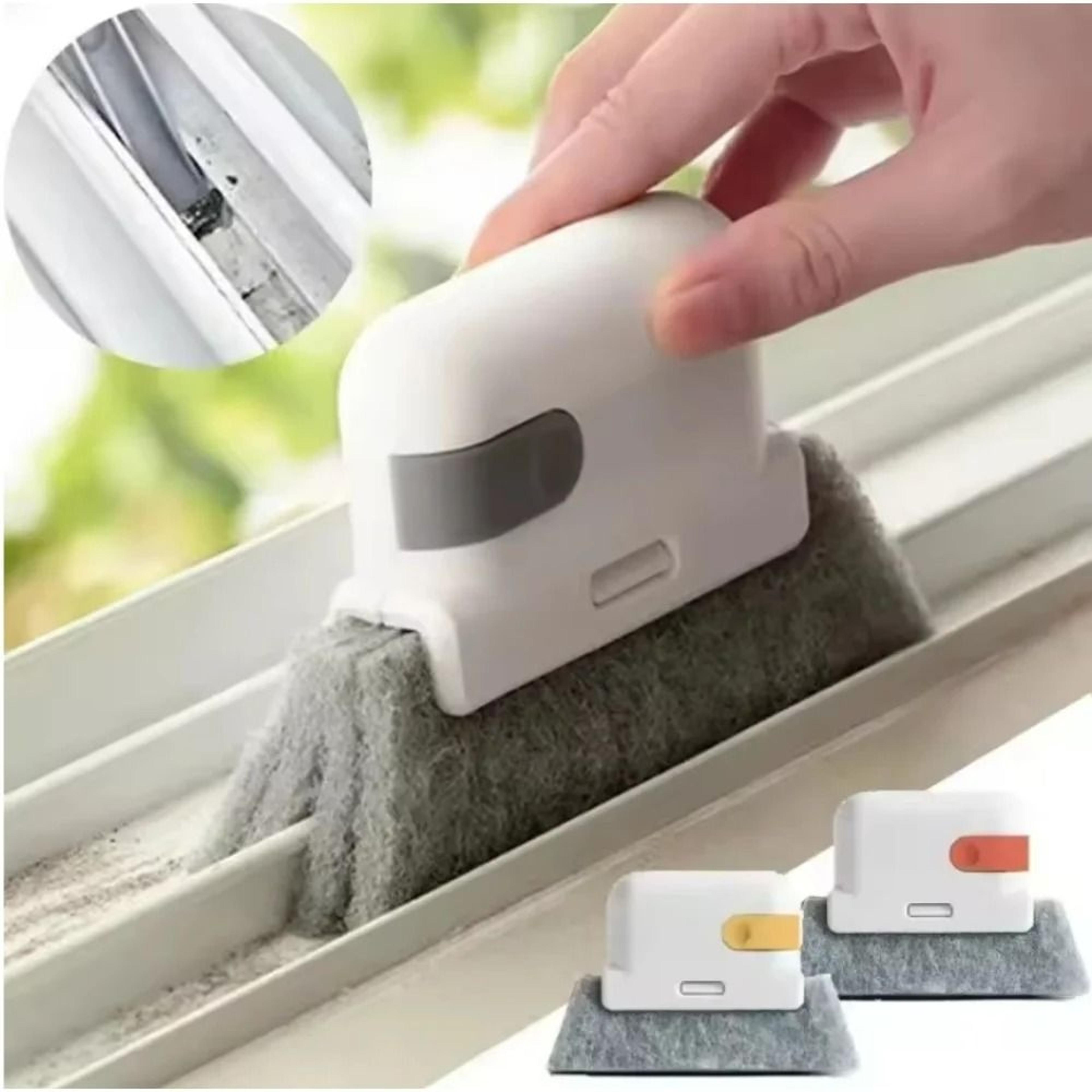 handheld window & door track groove cleaning brushes ( pack of 3 )
